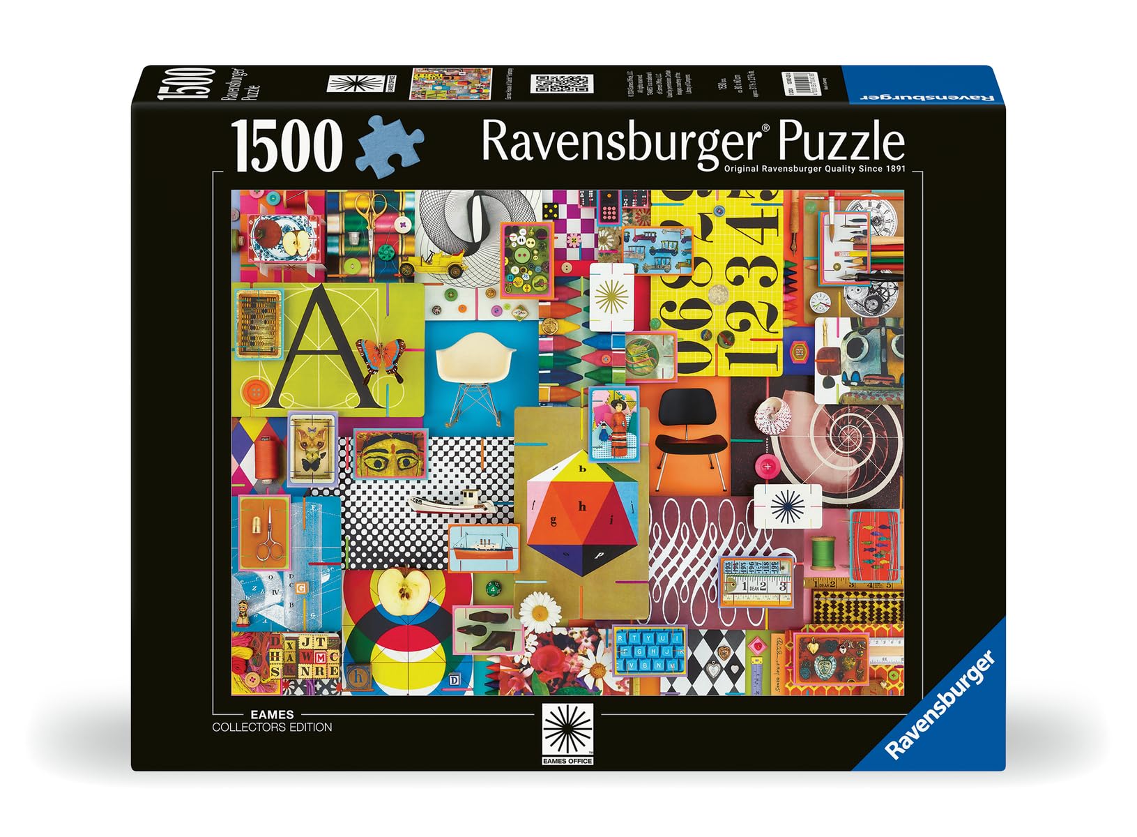 Foto 3 pulgar | Rompecabezas Ravensburger Eames House Of Cards 1500 Piezas - Venta Internacional.