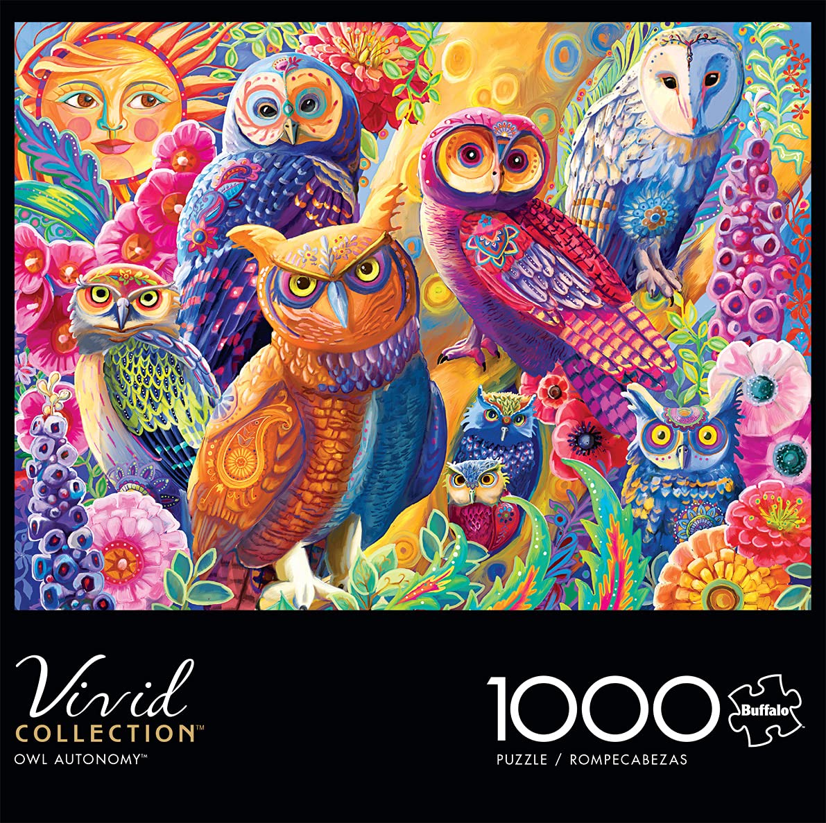 Foto 2 | Rompecabezas Buffalo Games Laura Audi Owl Autonomy 1000 Piezas - Venta Internacional.