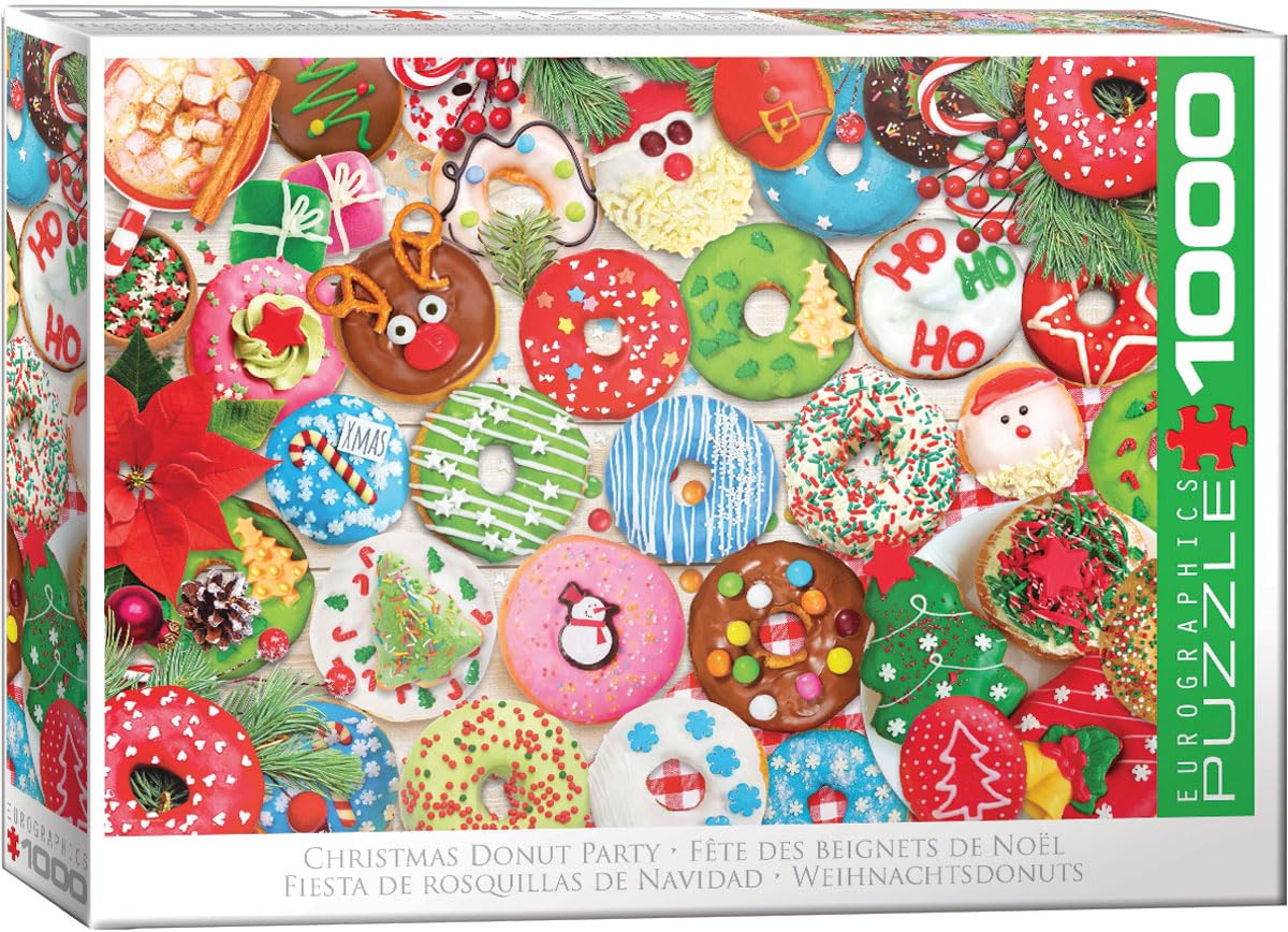 Foto 2 pulgar | Puzzle Eurographics Christmas Donuts 1000 Piezas - Venta Internacional.
