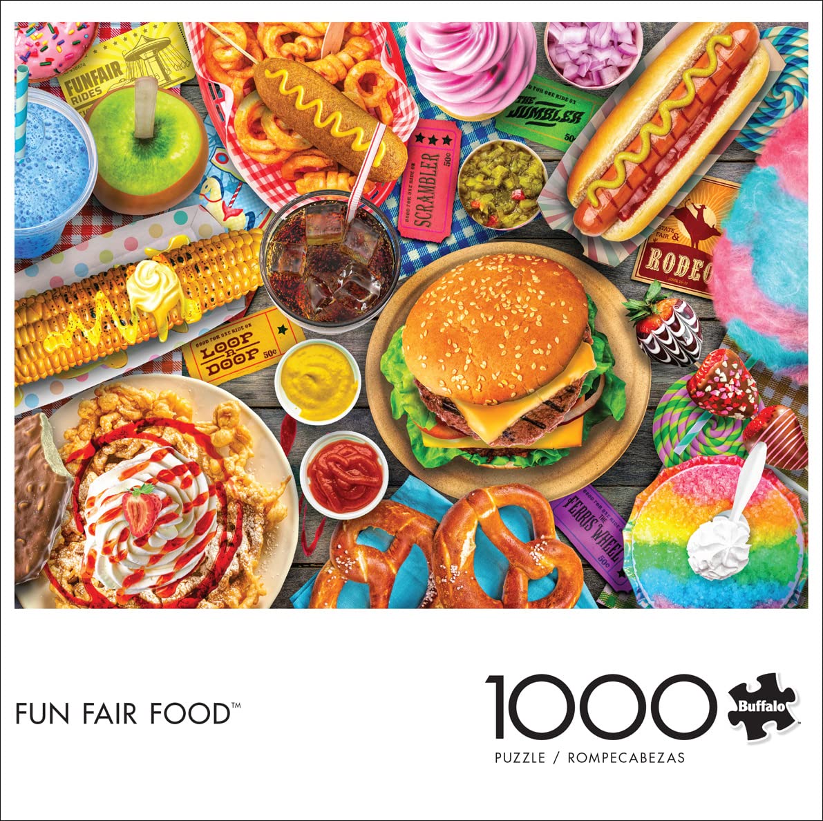 Foto 3 pulgar | Rompecabezas Buffalo Games Fun Fair Food 1000 Piezas - Venta Internacional.