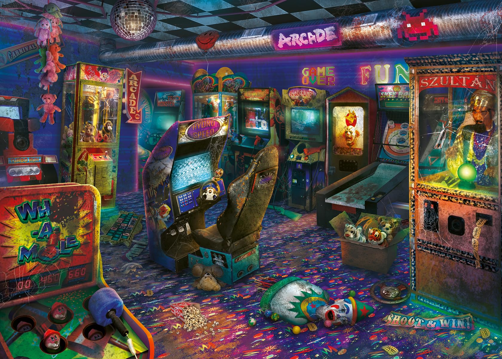Foto 2 pulgar | Rompecabezas Ravensburger: Serie Abandonada: Forgotten Arcade - Venta Internacional.