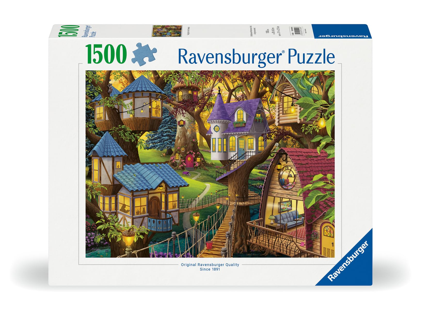 Foto 3 pulgar | Rompecabezas Ravensburger Crepúsculo En Las Copas De Los Árboles, 1500 Piezas - Venta Internacional.