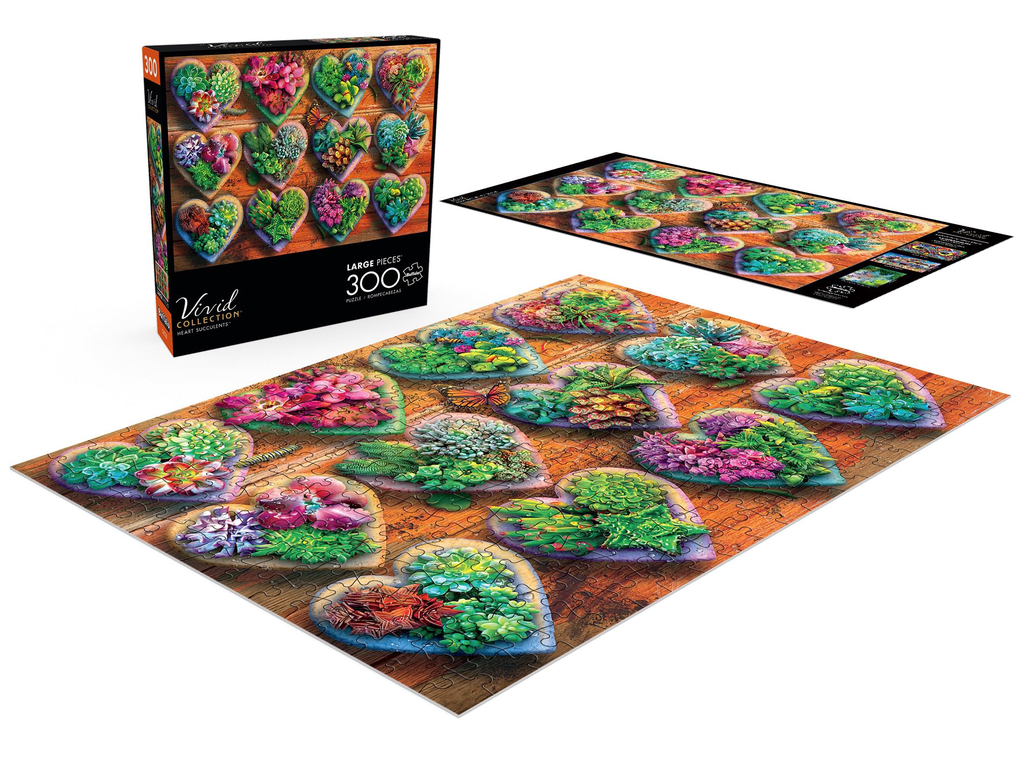 Foto 5 pulgar | Rompecabezas Buffalo Games Eduard Heart Suculents, 300 Unidades - Venta Internacional.