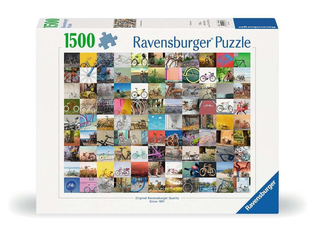 Foto 2 pulgar | Rompecabezas Ravensburger 99 Bicicletas 1500 Piezas Para Adultos - Venta Internacional.