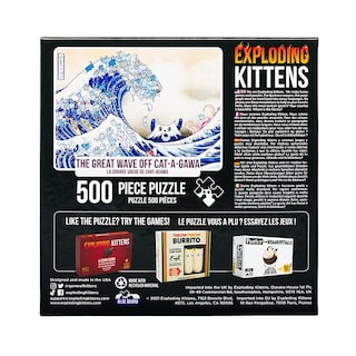 Foto 2 | Rompecabezas Exploding Kittens Great Wave, 500 Piezas - Venta Internacional.