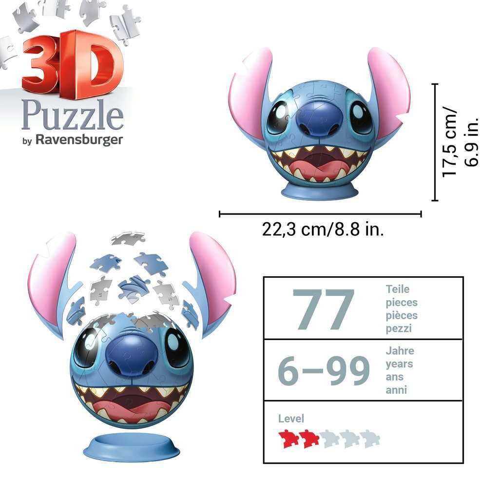 Foto 8 pulgar | Rompecabezas Ravensburger Disney Stitch 72 Piezas Para Niños - Venta Internacional.