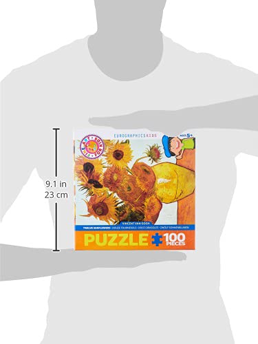 Foto 3 pulgar | Puzzle Eurographics Doce Girasoles De Vincent Van Gogh, 100 Piezas - Venta Internacional.