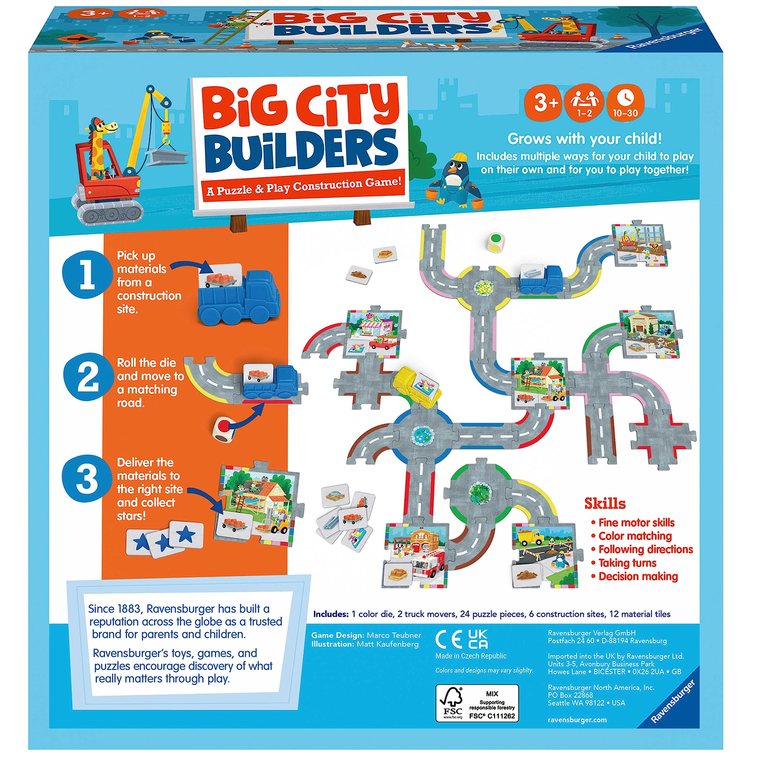 Foto 8 pulgar | Juego De Rompecabezas Ravensburger Big City Builders Desde Hace Más De 3 Años - Venta Internacional.