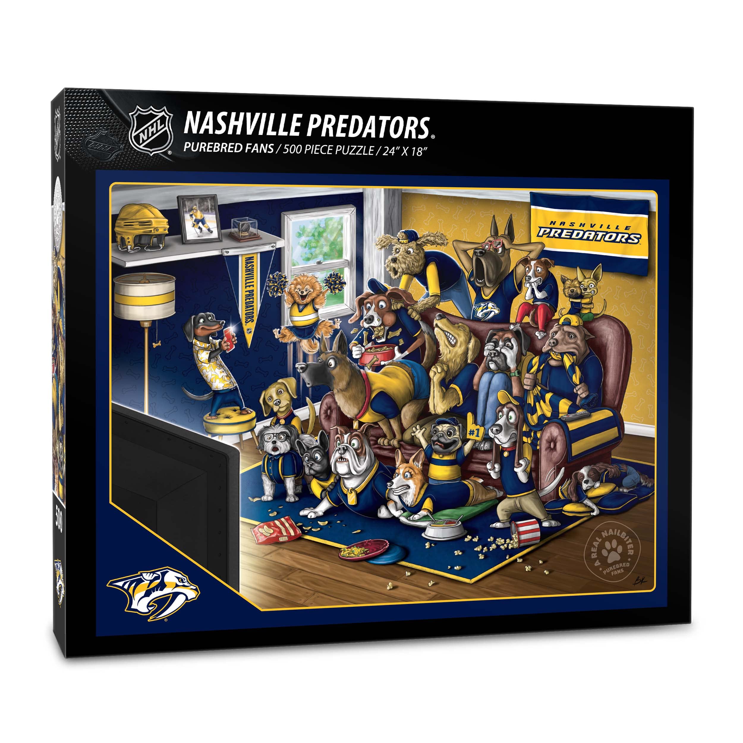 Foto 2 pulgar | Abancos Puzzle Youthefan De La Nhl Nashville Predators De Raza Pura, 500 Unidades - Venta Internacional.