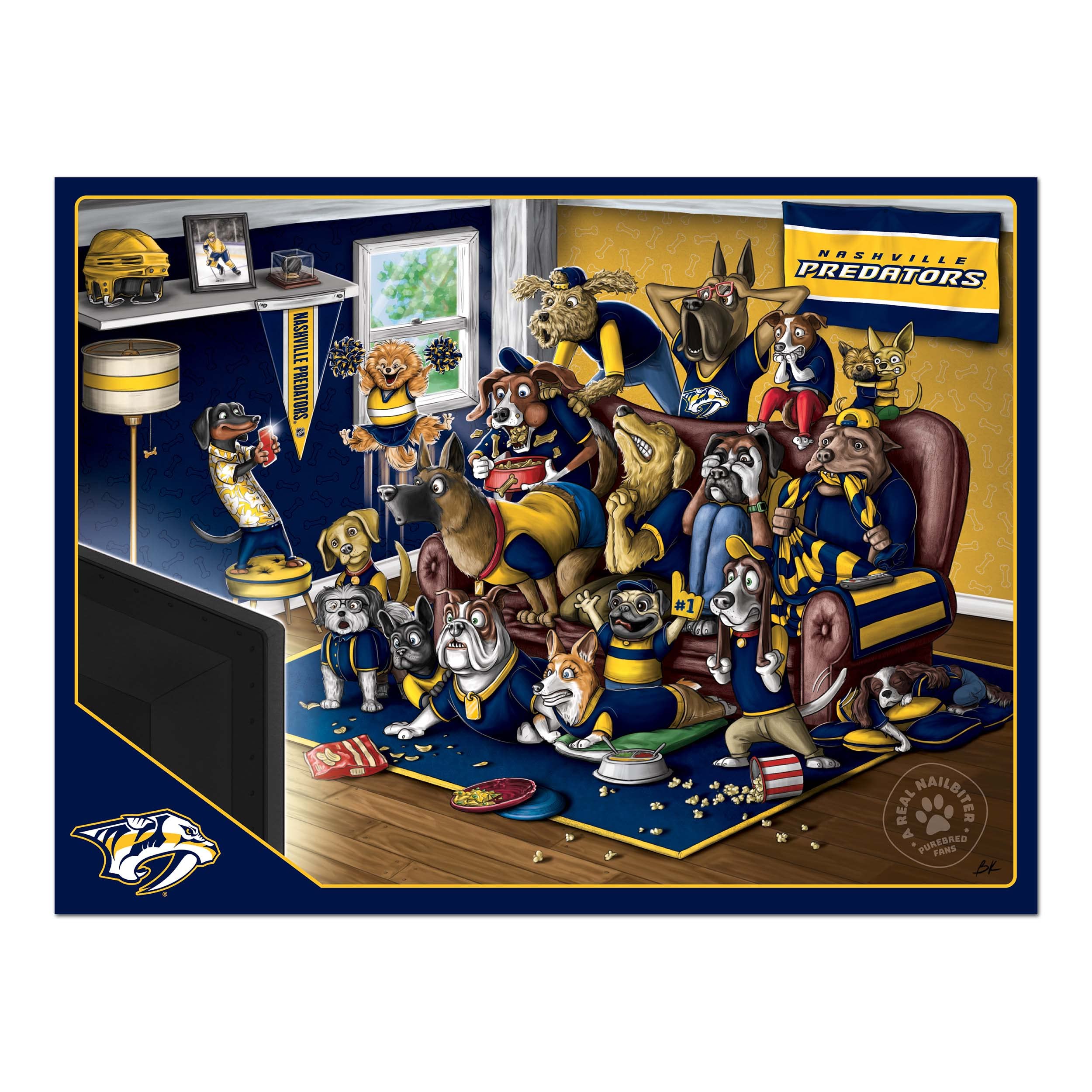 Foto 4 pulgar | Abancos Puzzle Youthefan De La Nhl Nashville Predators De Raza Pura, 500 Unidades - Venta Internacional.