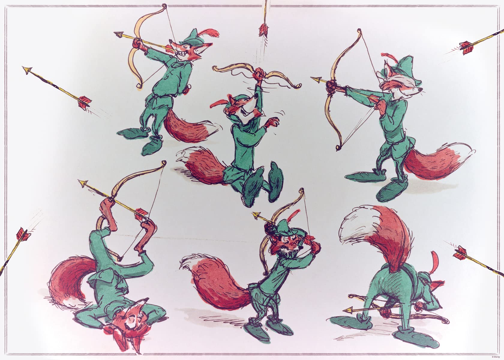 Foto 3 pulgar | Rompecabezas Ravensburger Disney Robin Hood 1000 Piezas - Venta Internacional.