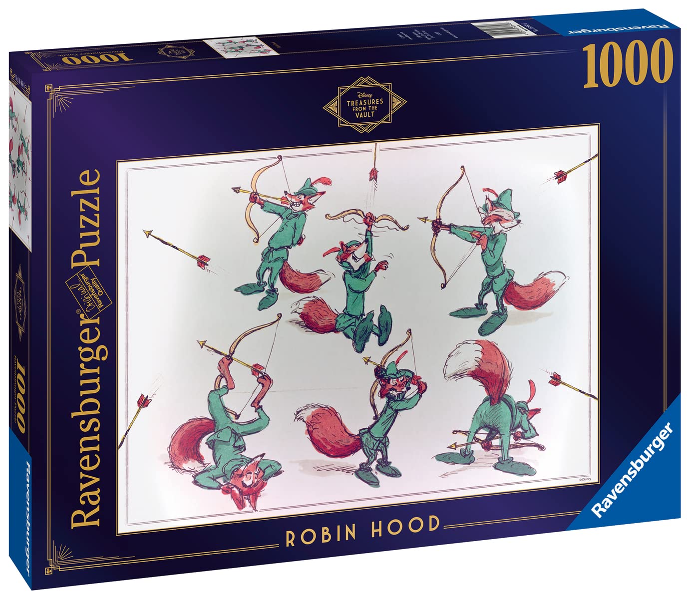 Foto 6 pulgar | Rompecabezas Ravensburger Disney Robin Hood 1000 Piezas - Venta Internacional.