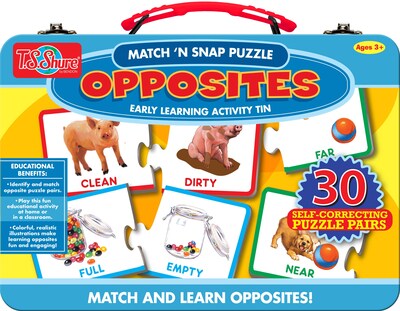 Foto 1 | Puzzle Bendon Ts Shure Opposites De 30 Piezas Con Funda De Almacenamiento De Hojalata - Venta Internacional.