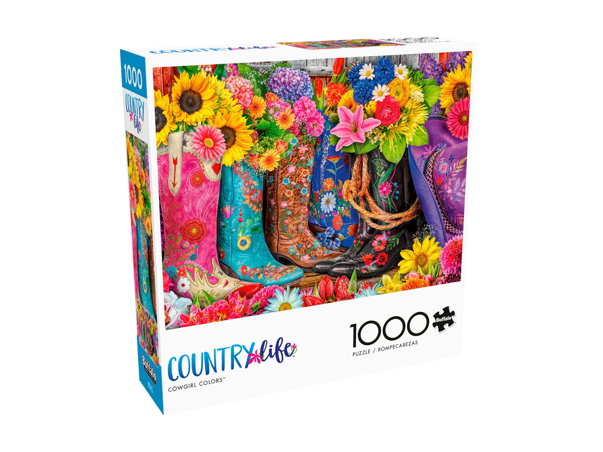Foto 4 pulgar | Rompecabezas Buffalo Games Cowgirl Colors 1000 Piezas - Venta Internacional.