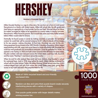 Foto 3 | Rompecabezas Masterpieces Hershey's Chocolate Factory, 1000 Piezas - Venta Internacional.