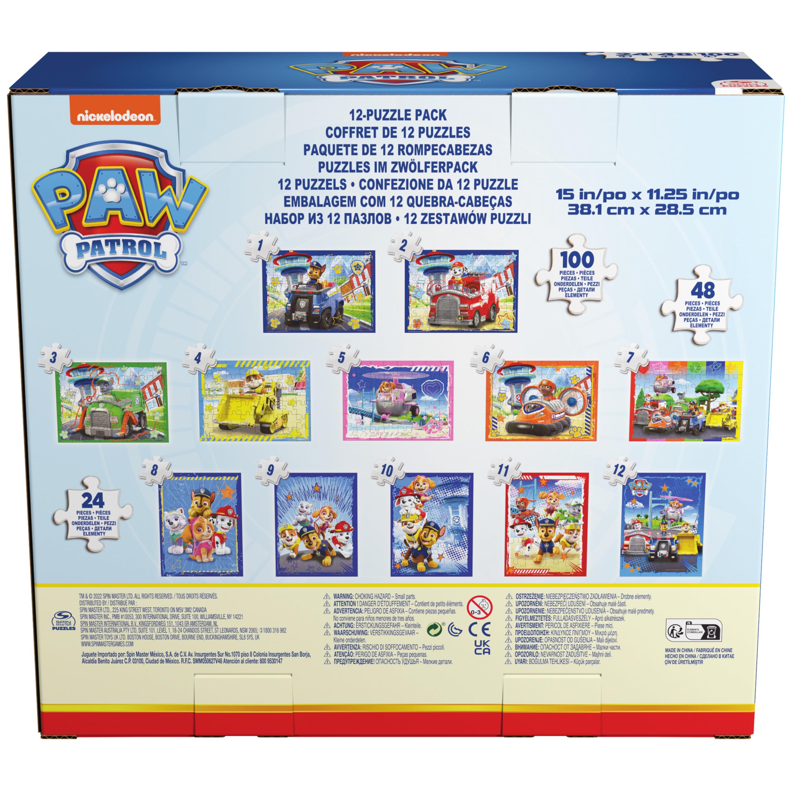 Foto 6 pulgar | Paquete De Rompecabezas Paw Patrol 24/48/100 Piezas Para Niños Mayores De 4 Años - Venta Internacional.