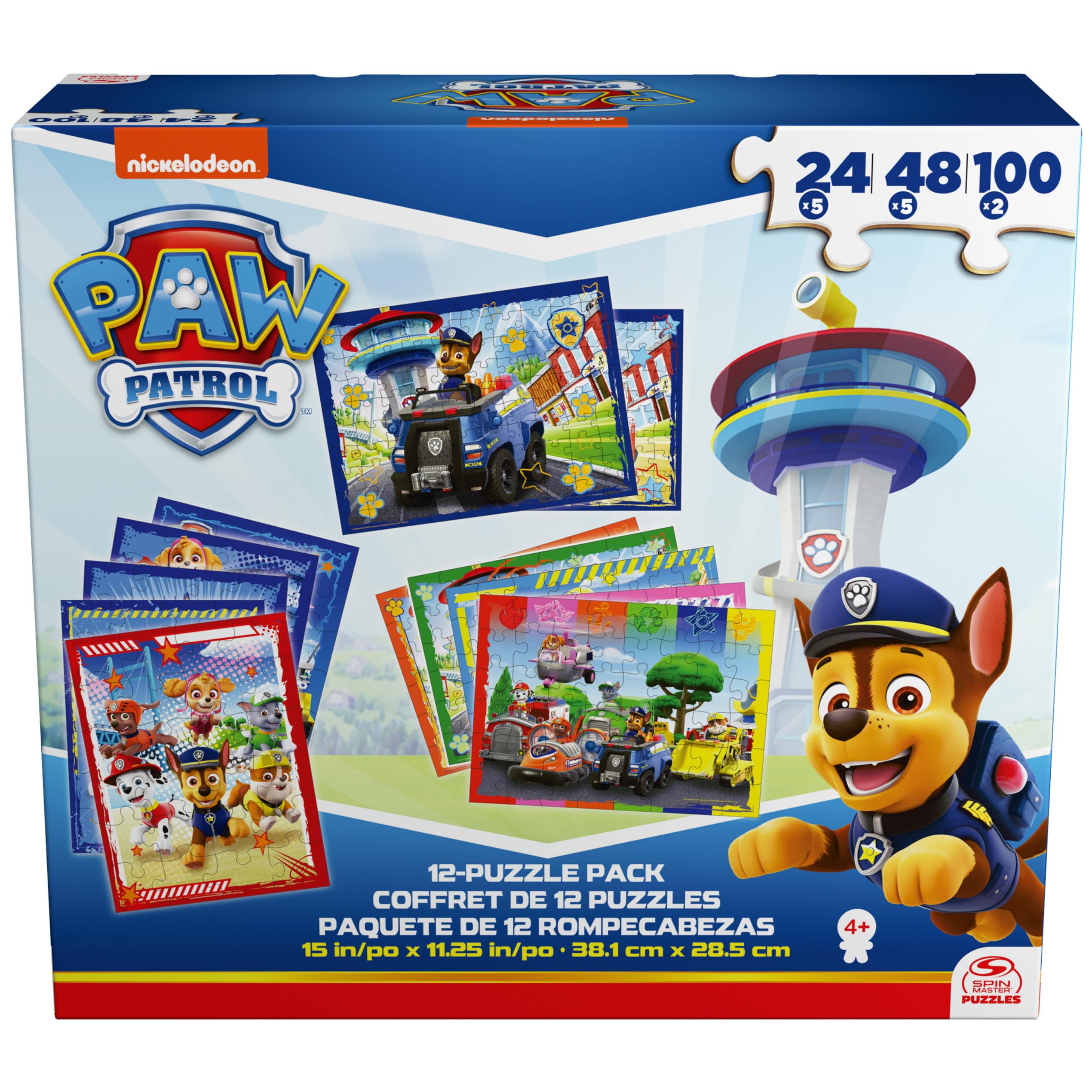 Foto 7 pulgar | Paquete De Rompecabezas Paw Patrol 24/48/100 Piezas Para Niños Mayores De 4 Años - Venta Internacional.