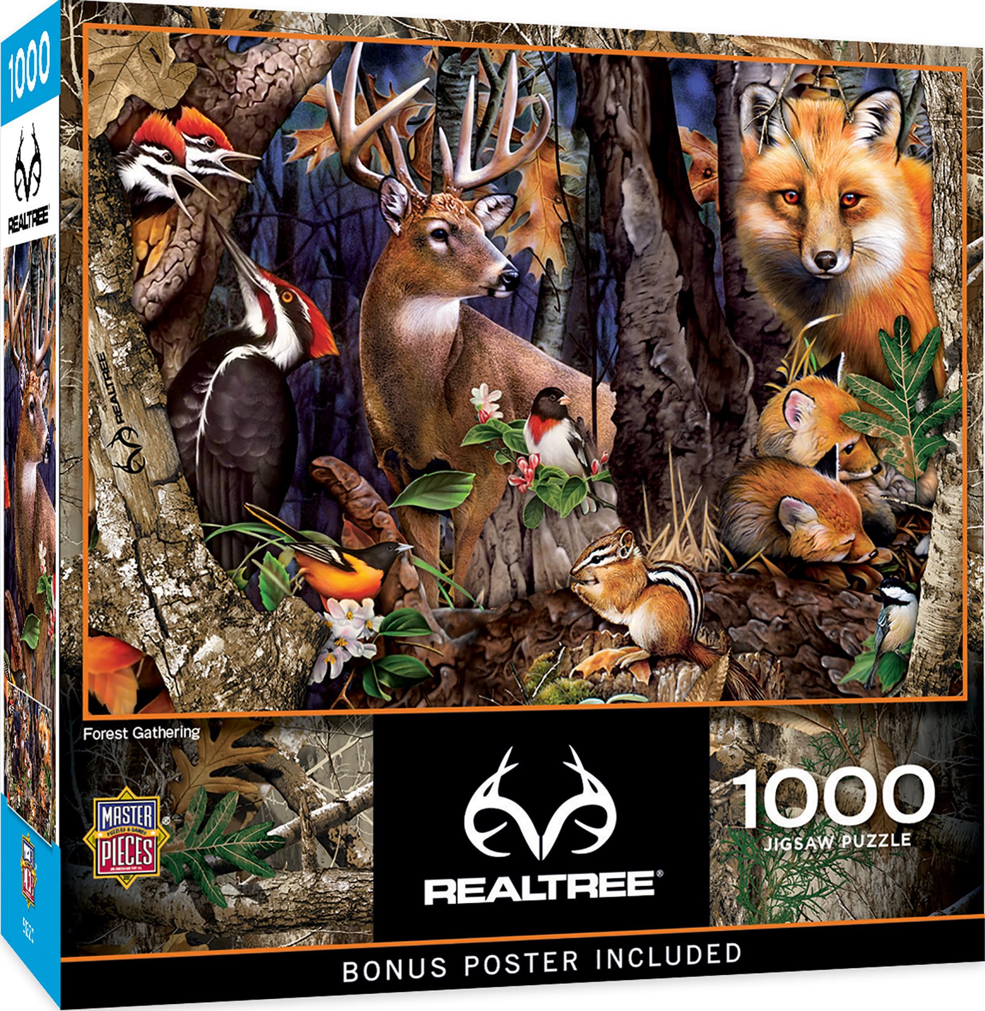 Rompecabezas Masterpieces Forest Gathering 1000 Piezas - Venta Internacional.