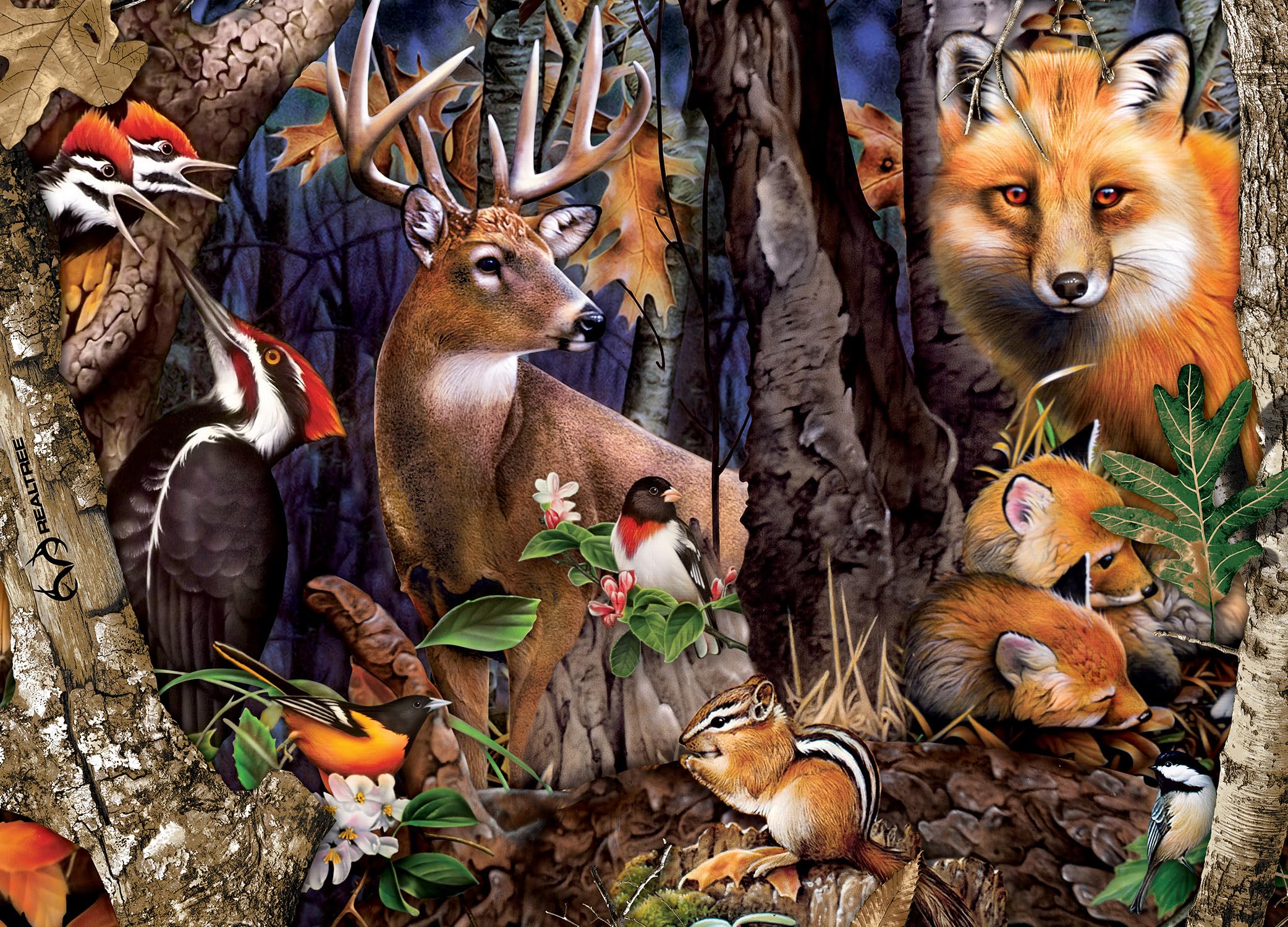 Foto 2 | Rompecabezas Masterpieces Forest Gathering 1000 Piezas - Venta Internacional.