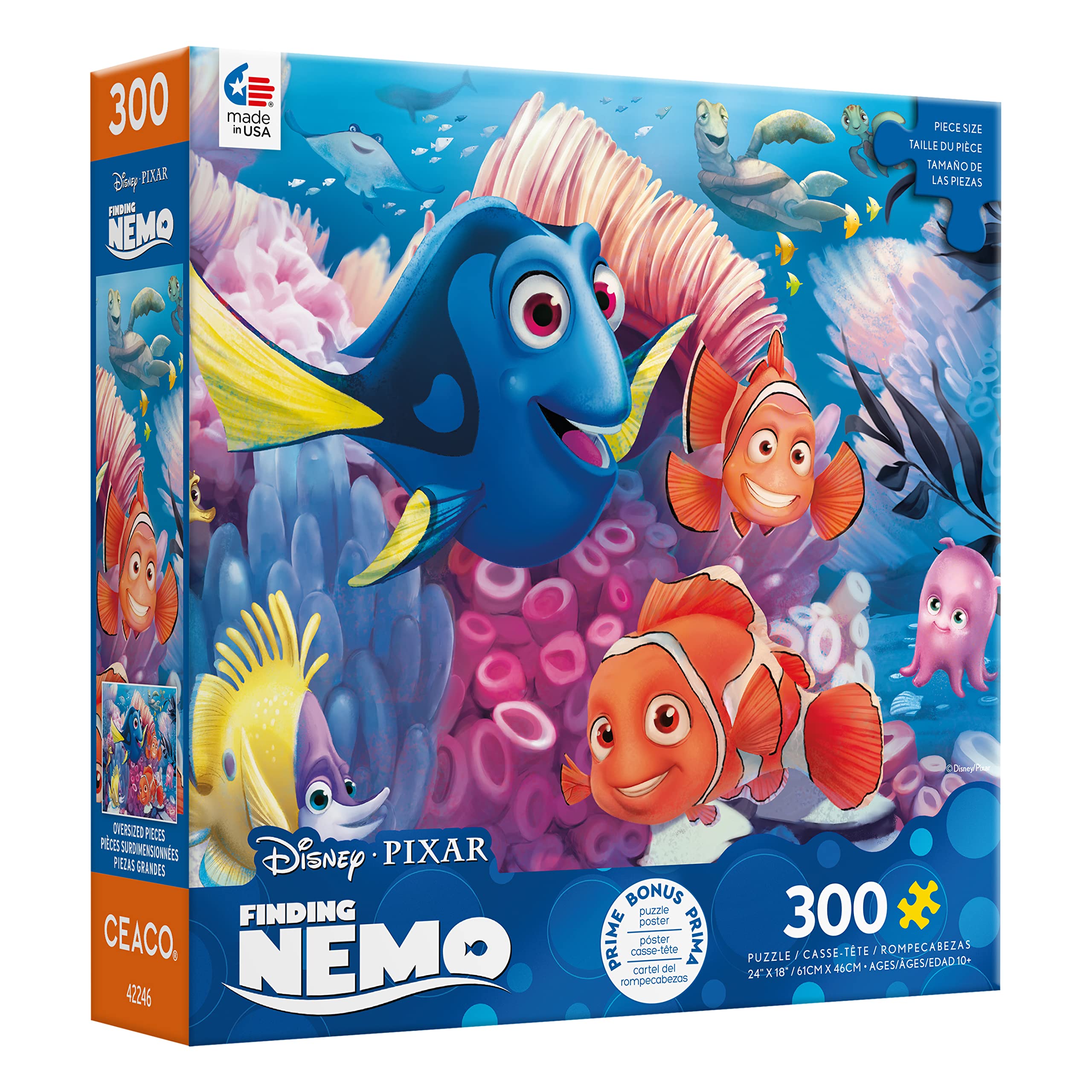 Foto 4 pulgar | Rompecabezas Ceaco Disney Pixar Nemo 300 Piezas - Venta Internacional.