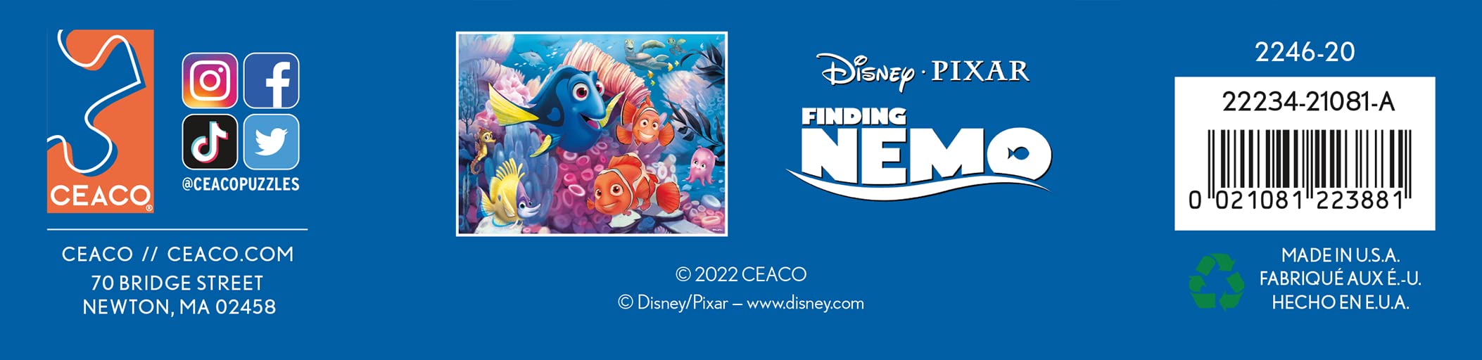 Foto 7 | Rompecabezas Ceaco Disney Pixar Nemo 300 Piezas - Venta Internacional.