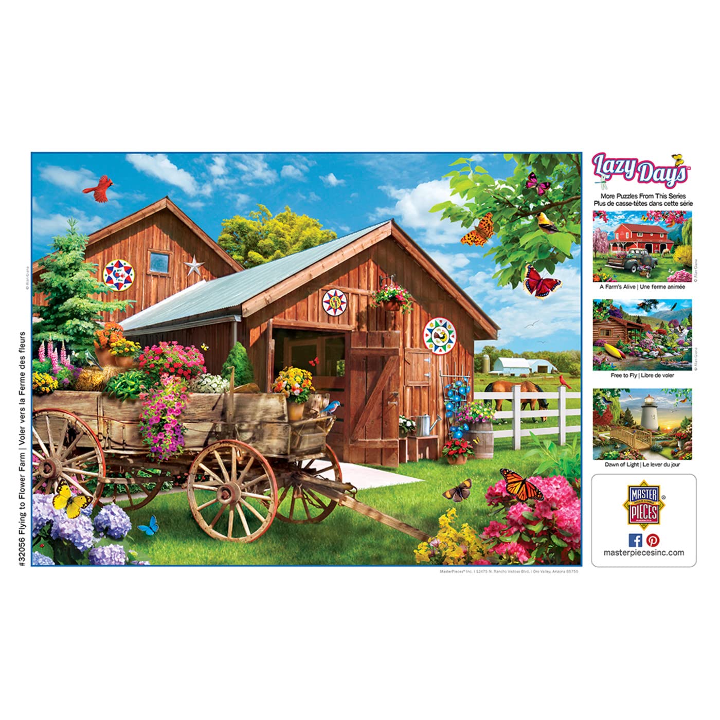 Foto 8 pulgar | Rompecabezas Masterpieces Flying To Flower Farm 750 Piezas - Venta Internacional.