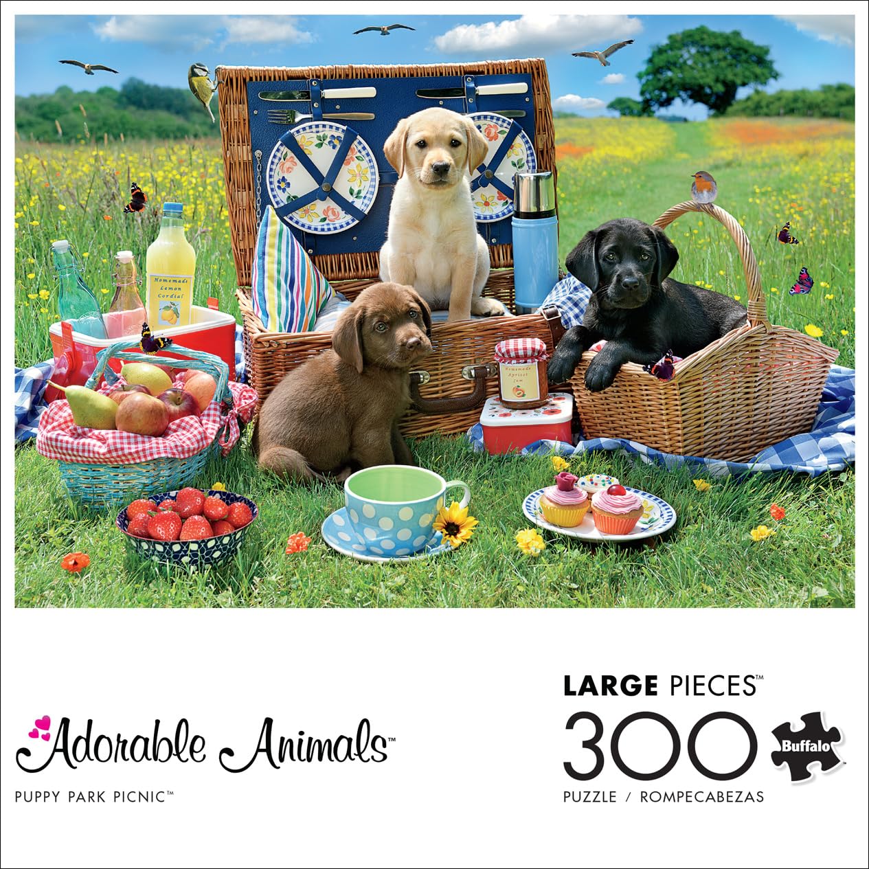 Foto 3 pulgar | Rompecabezas Buffalo Games Adorable Animals Puppy Park, 300 Piezas - Venta Internacional.