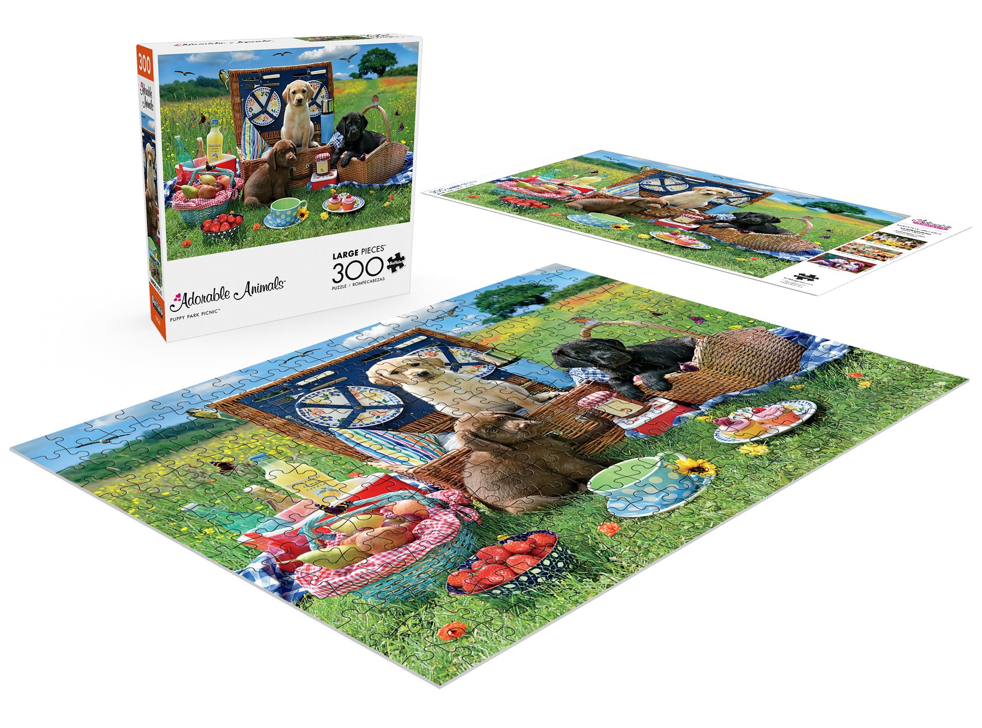 Foto 5 pulgar | Rompecabezas Buffalo Games Adorable Animals Puppy Park, 300 Piezas - Venta Internacional.