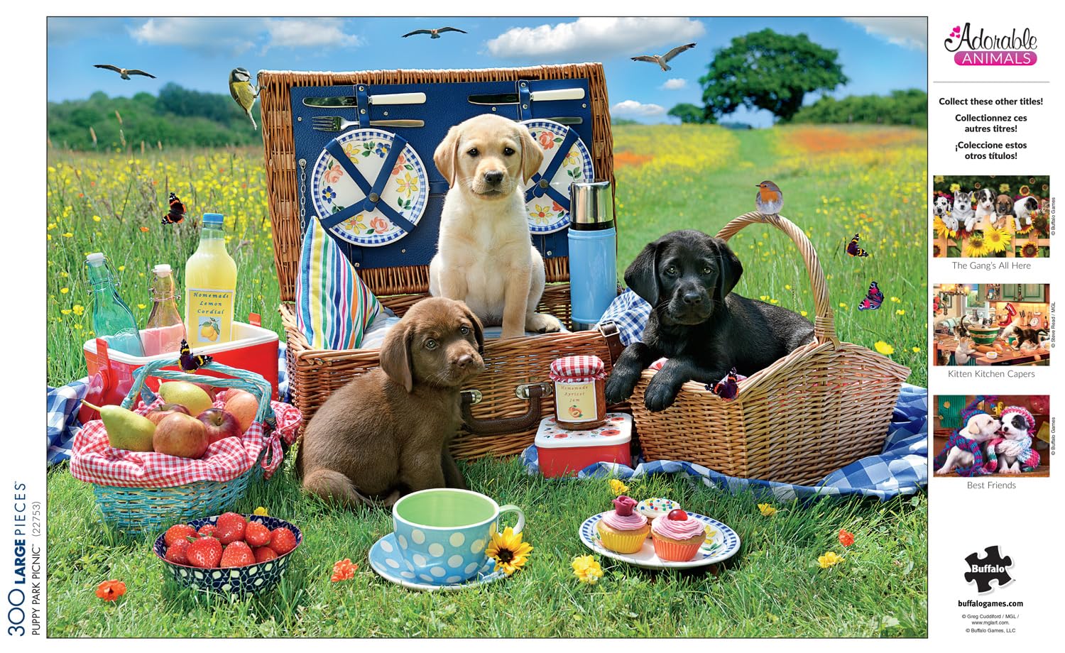 Foto 6 pulgar | Rompecabezas Buffalo Games Adorable Animals Puppy Park, 300 Piezas - Venta Internacional.