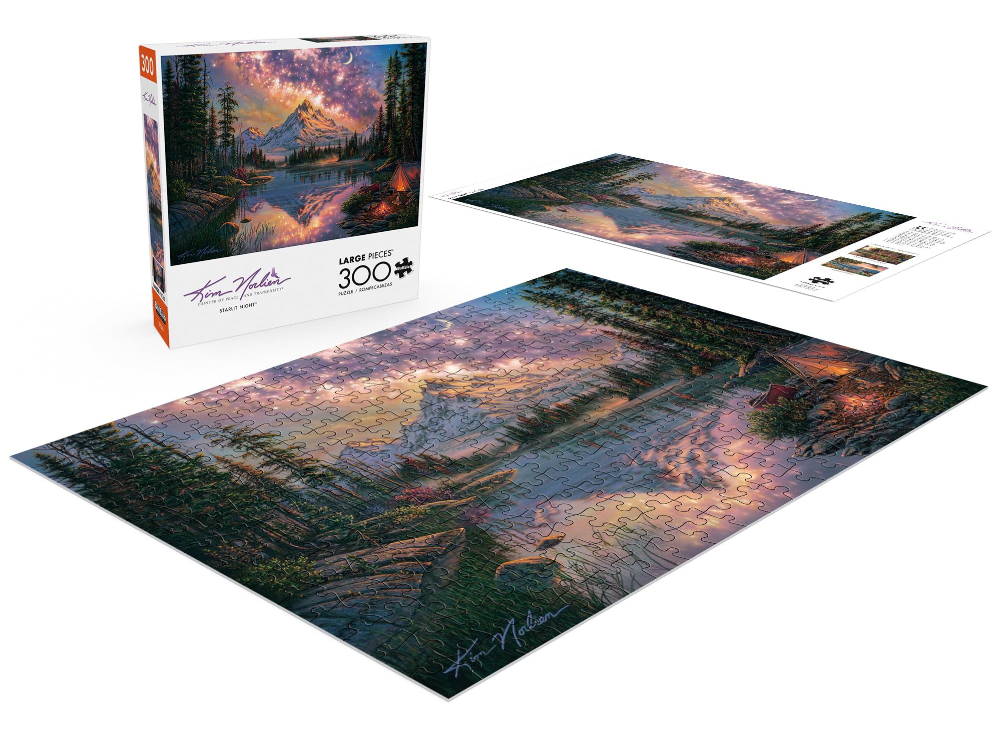 Foto 5 pulgar | Rompecabezas Buffalo Games Kim Norlien Starlit Night, 300 Piezas - Venta Internacional.