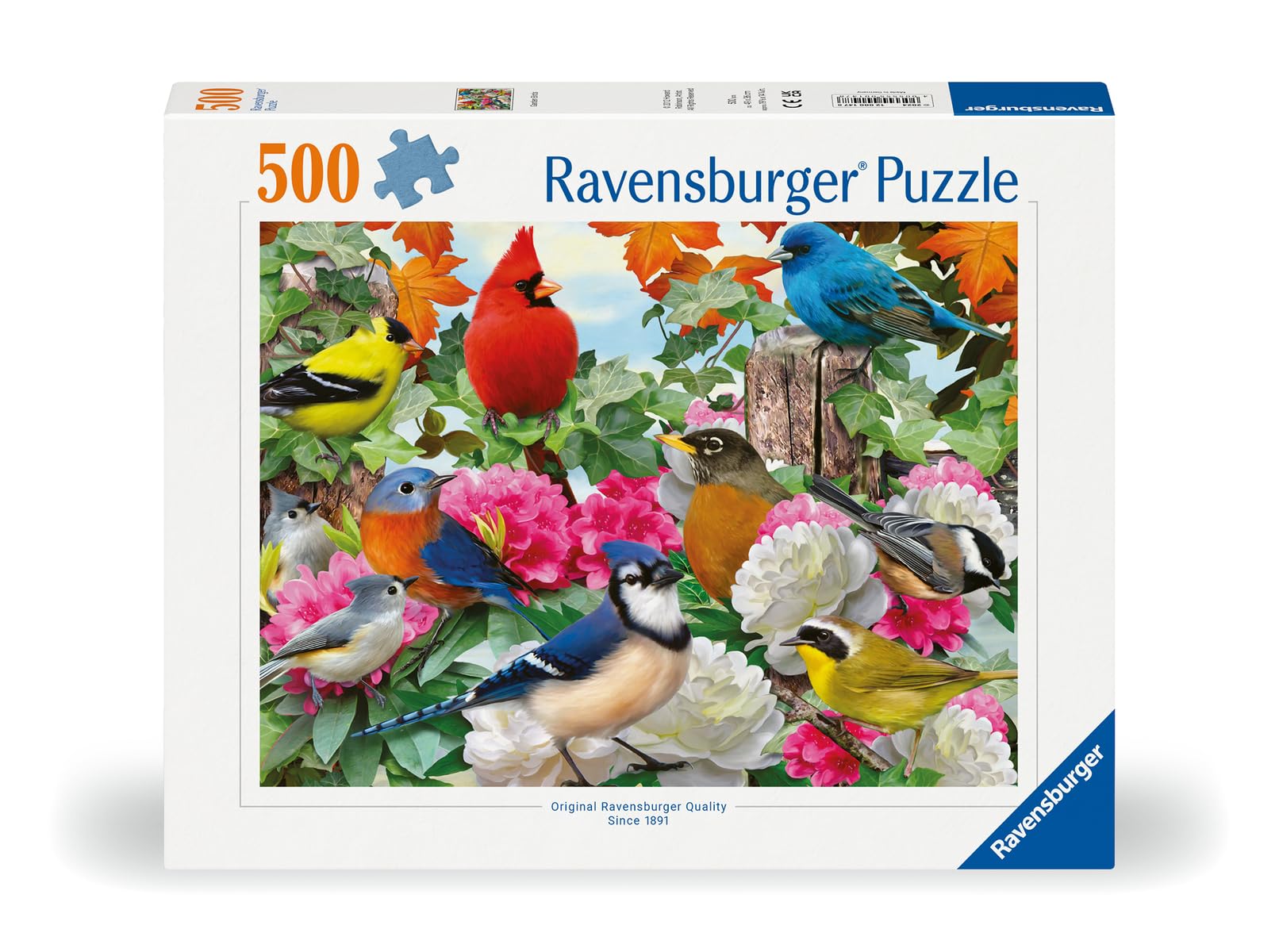 Foto 3 pulgar | Rompecabezas Ravensburger Garden Birds 500 Piezas - Venta Internacional.