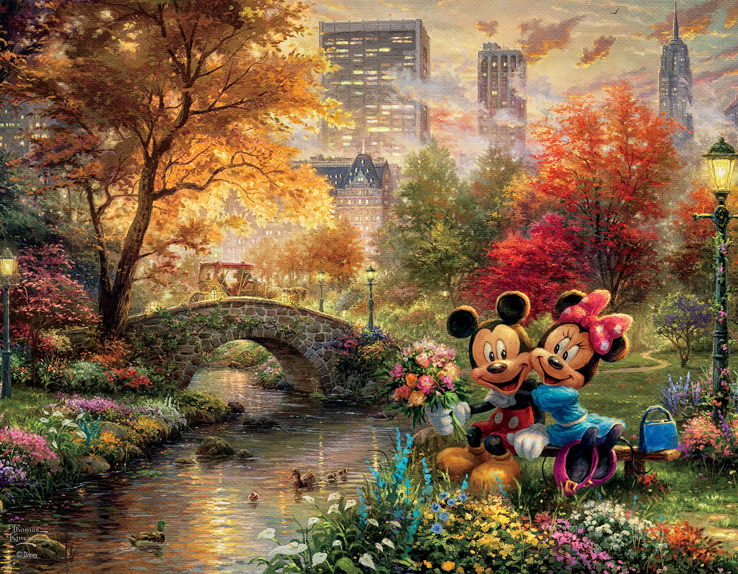 Foto 4 pulgar | Rompecabezas Ceaco 4 En 1 Thomas Kinkade Disney 500 Piezas - Venta Internacional.