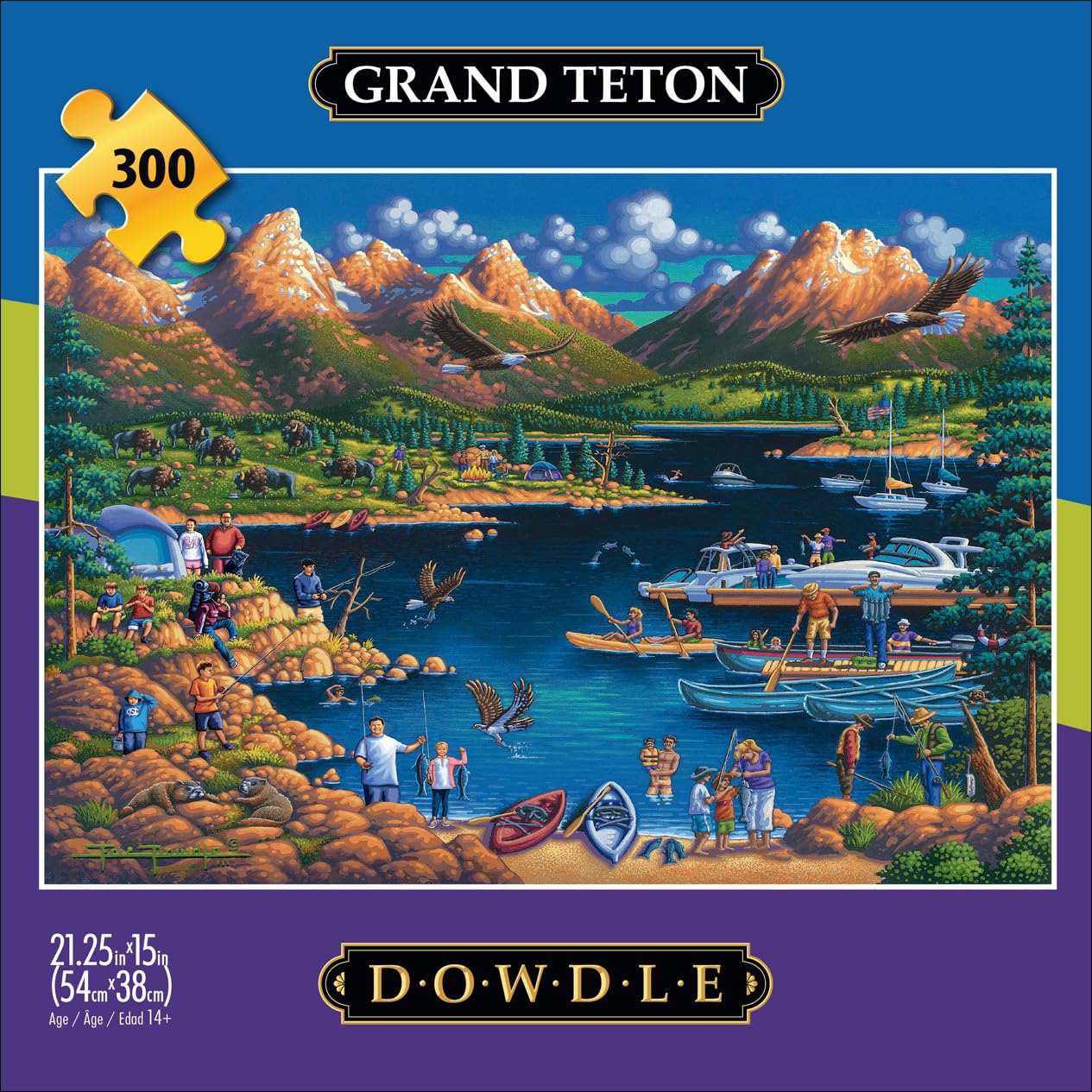 Foto 2 | Rompecabezas Buffalo Games Eric Dowdle Grand Teton 300 Piezas - Venta Internacional.