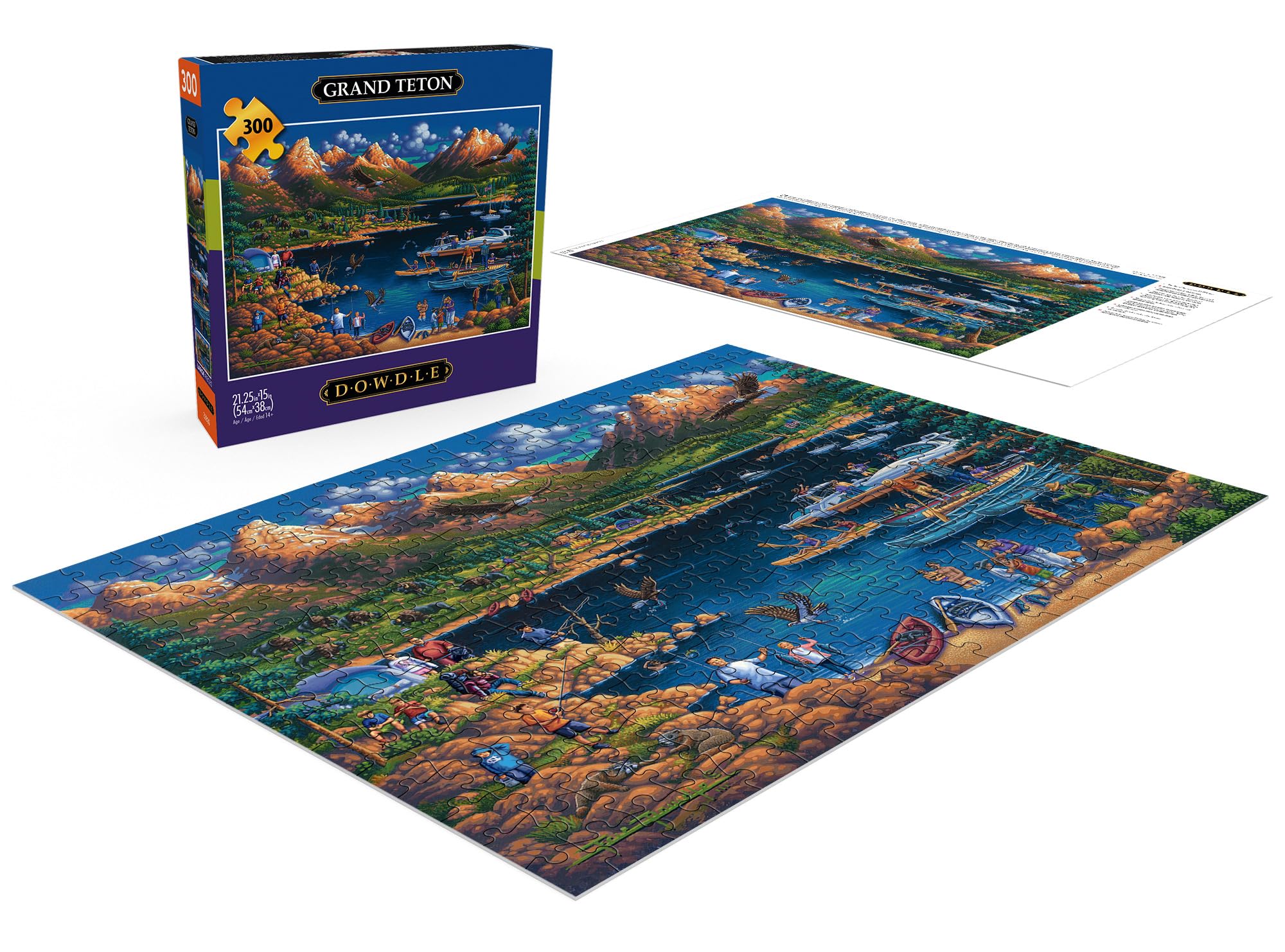 Foto 5 pulgar | Rompecabezas Buffalo Games Eric Dowdle Grand Teton 300 Piezas - Venta Internacional.