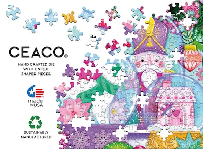 Foto 5 | Rompecabezas Ceaco Holiday Snow Globes 300 Piezas - Venta Internacional.