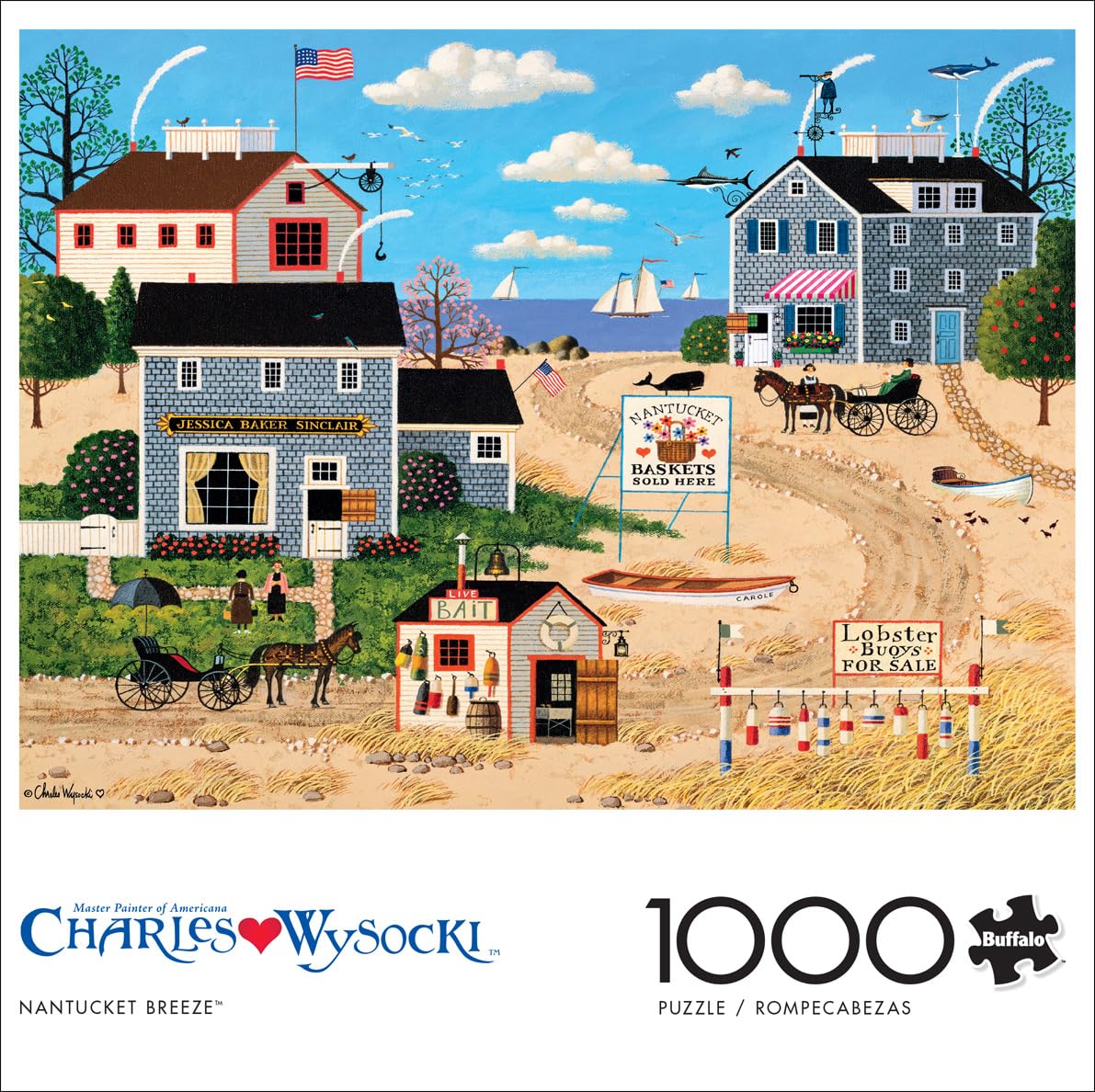 Foto 3 pulgar | Rompecabezas Buffalo Games Charles Wysocki Nantucket Breeze - Venta Internacional.