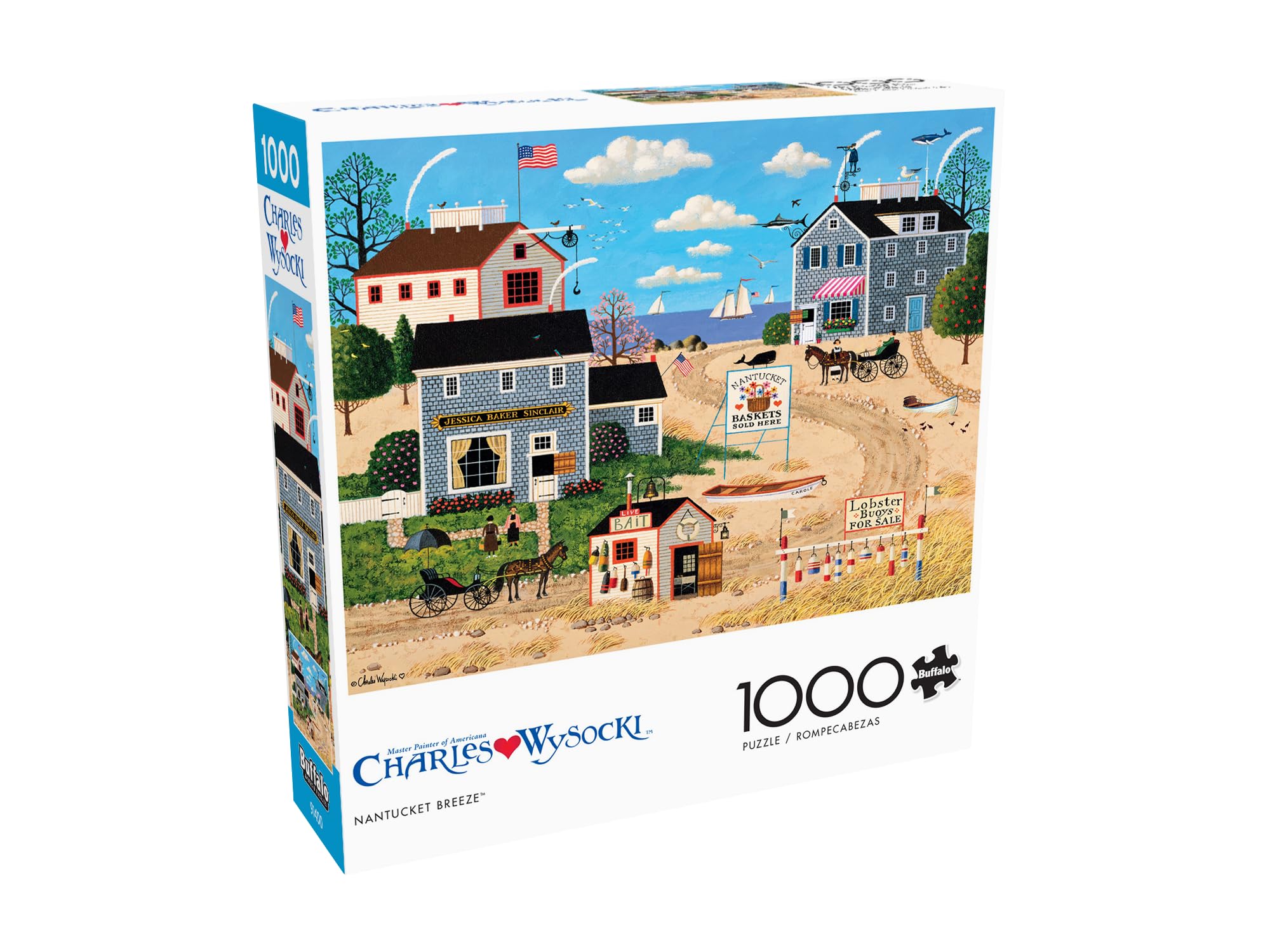 Foto 4 pulgar | Rompecabezas Buffalo Games Charles Wysocki Nantucket Breeze - Venta Internacional.