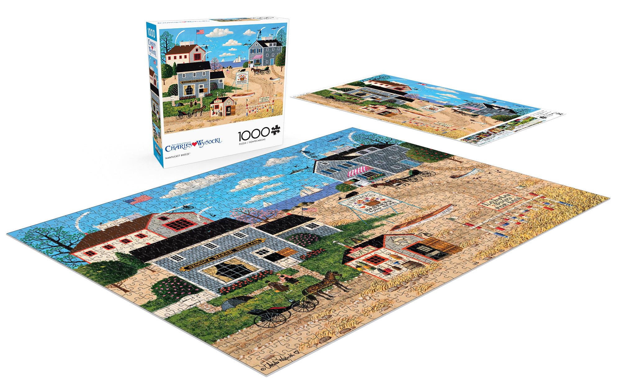 Foto 5 pulgar | Rompecabezas Buffalo Games Charles Wysocki Nantucket Breeze - Venta Internacional.