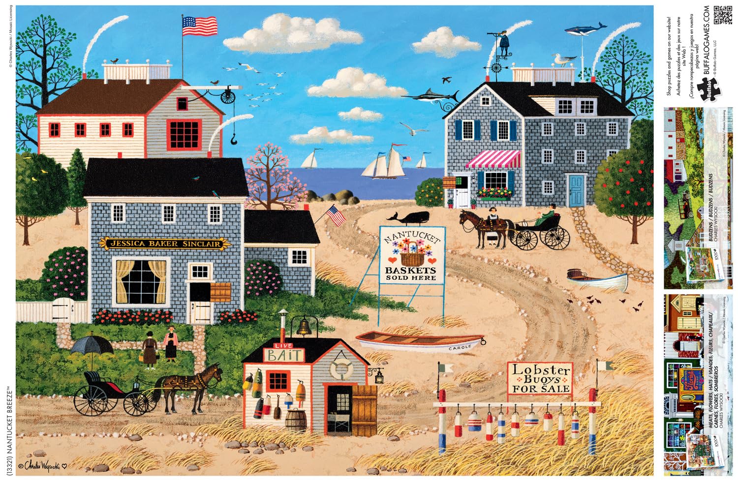Foto 6 pulgar | Rompecabezas Buffalo Games Charles Wysocki Nantucket Breeze - Venta Internacional.