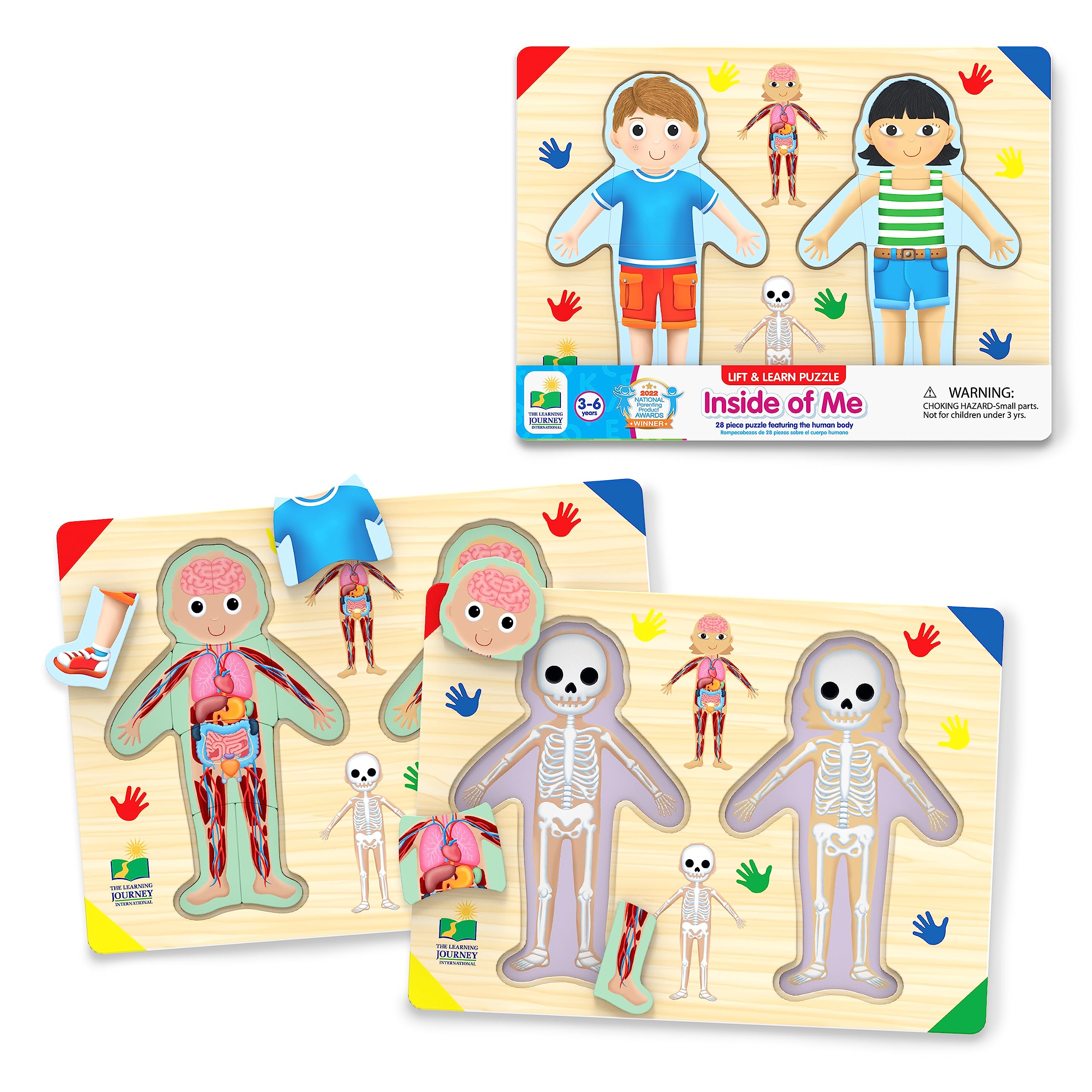 Foto 1 | Rompecabezas El Viaje De Aprendizaje Levanta Y Aprende El Cuerpo Humano - Venta Internacional.