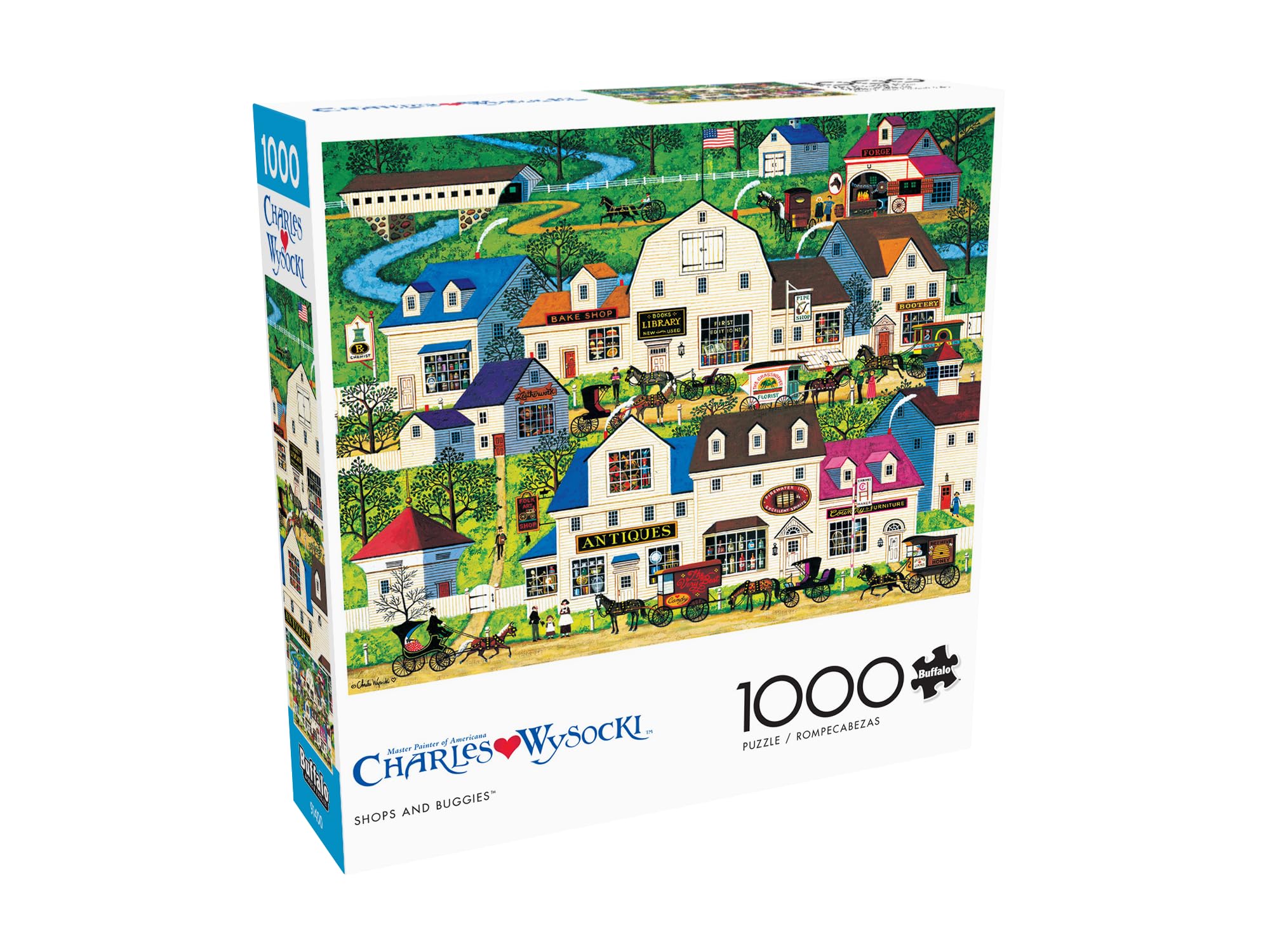 Foto 4 pulgar | Rompecabezas Buffalo Games Charles Wysocki 1000 Piezas - Venta Internacional.