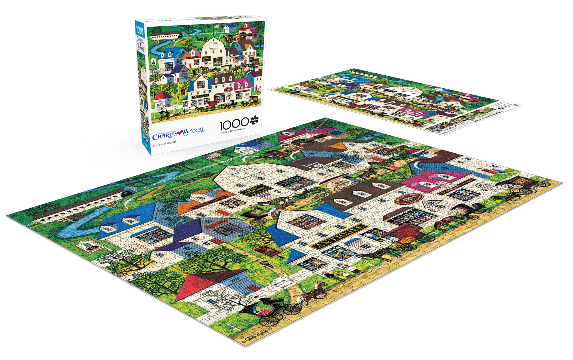 Foto 5 pulgar | Rompecabezas Buffalo Games Charles Wysocki 1000 Piezas - Venta Internacional.