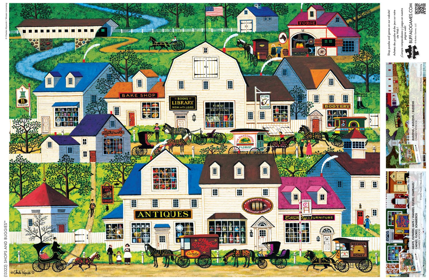Foto 6 pulgar | Rompecabezas Buffalo Games Charles Wysocki 1000 Piezas - Venta Internacional.