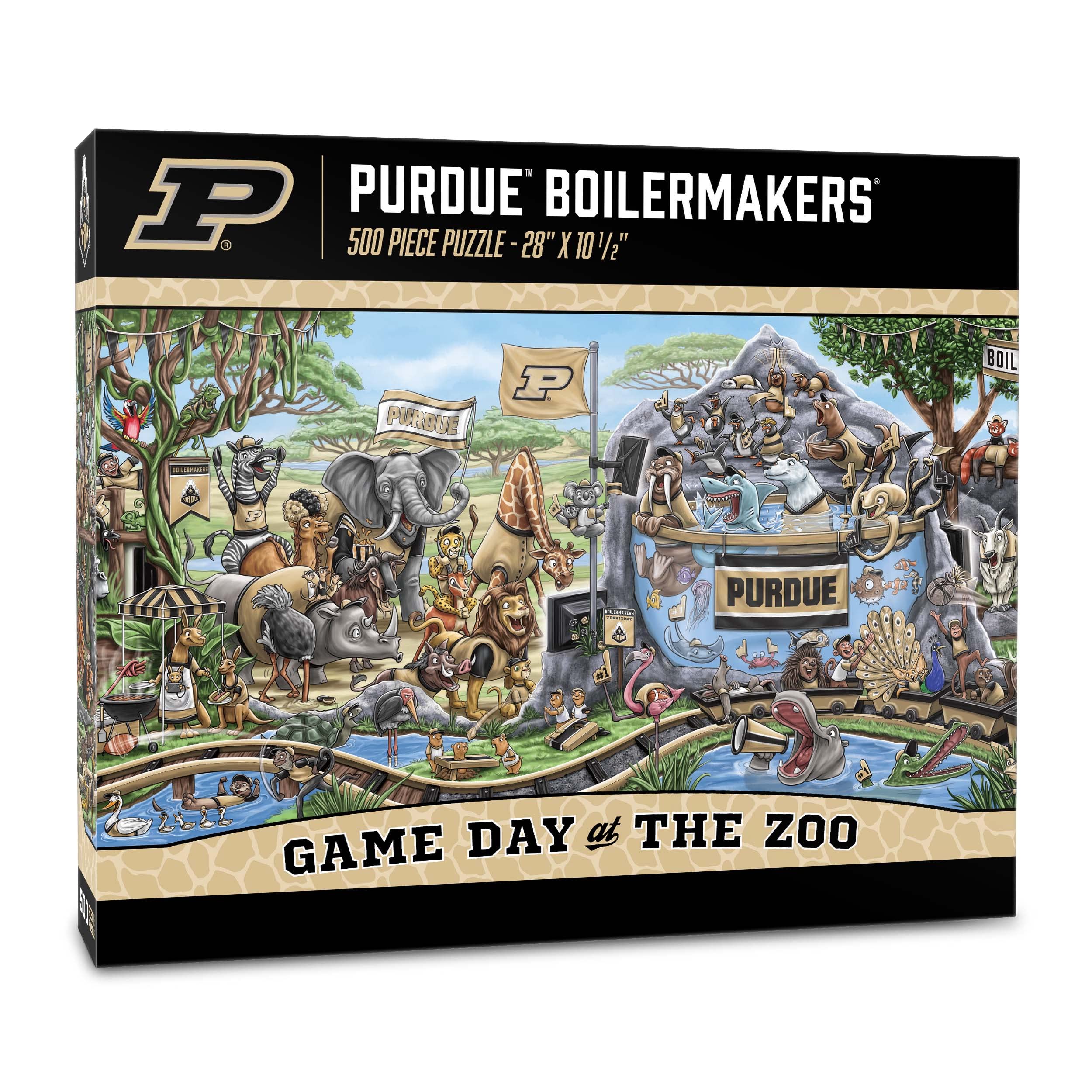 Foto 2 pulgar | Puzzle Youthefan: Día Del Juego De Los Purdue Boilermakers De La Ncaa En The Zoo - Venta Internacional.