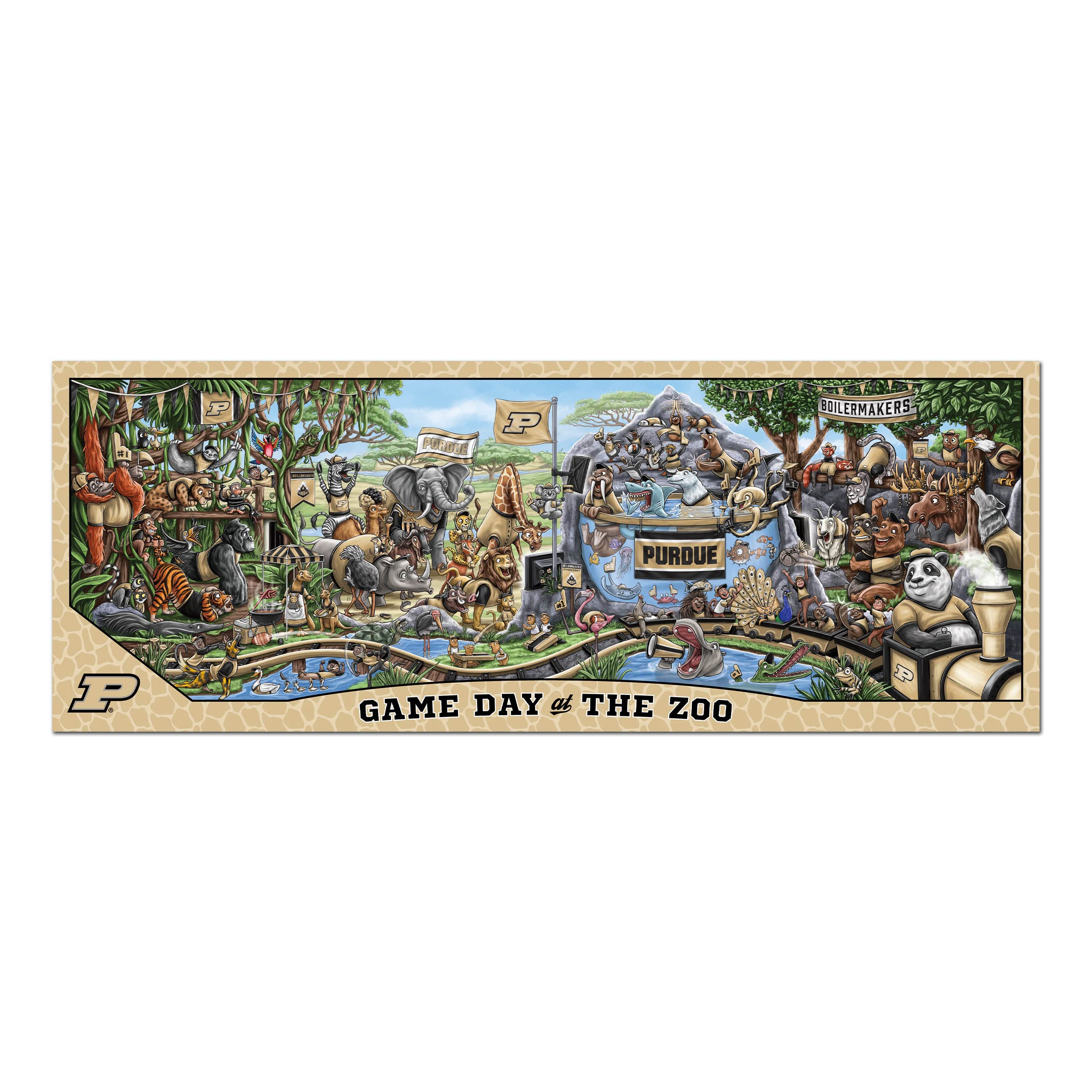 Foto 4 pulgar | Puzzle Youthefan: Día Del Juego De Los Purdue Boilermakers De La Ncaa En The Zoo - Venta Internacional.