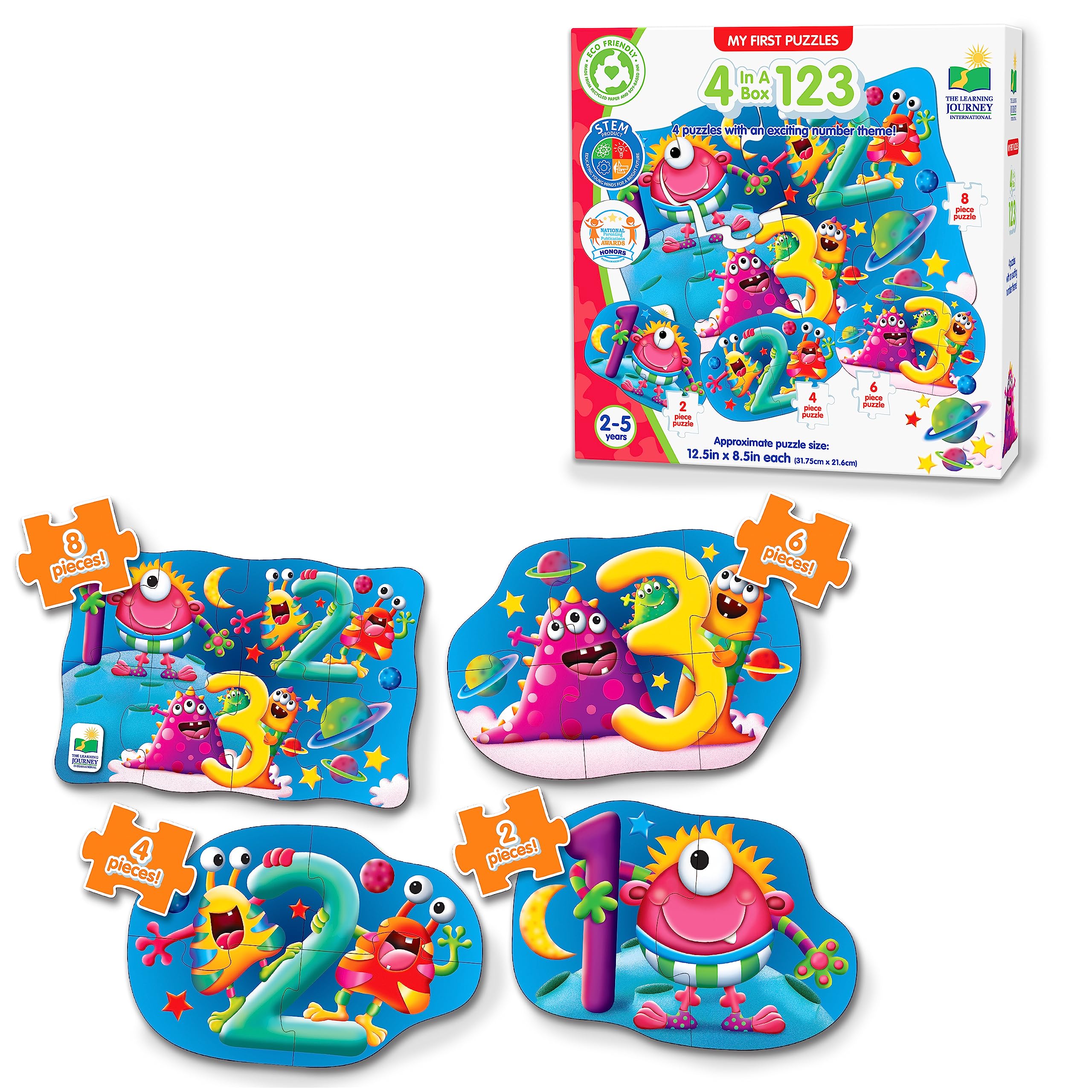 Puzzle The Learning Journey: Mis Primeros 123 Años O Más - Venta Internacional.