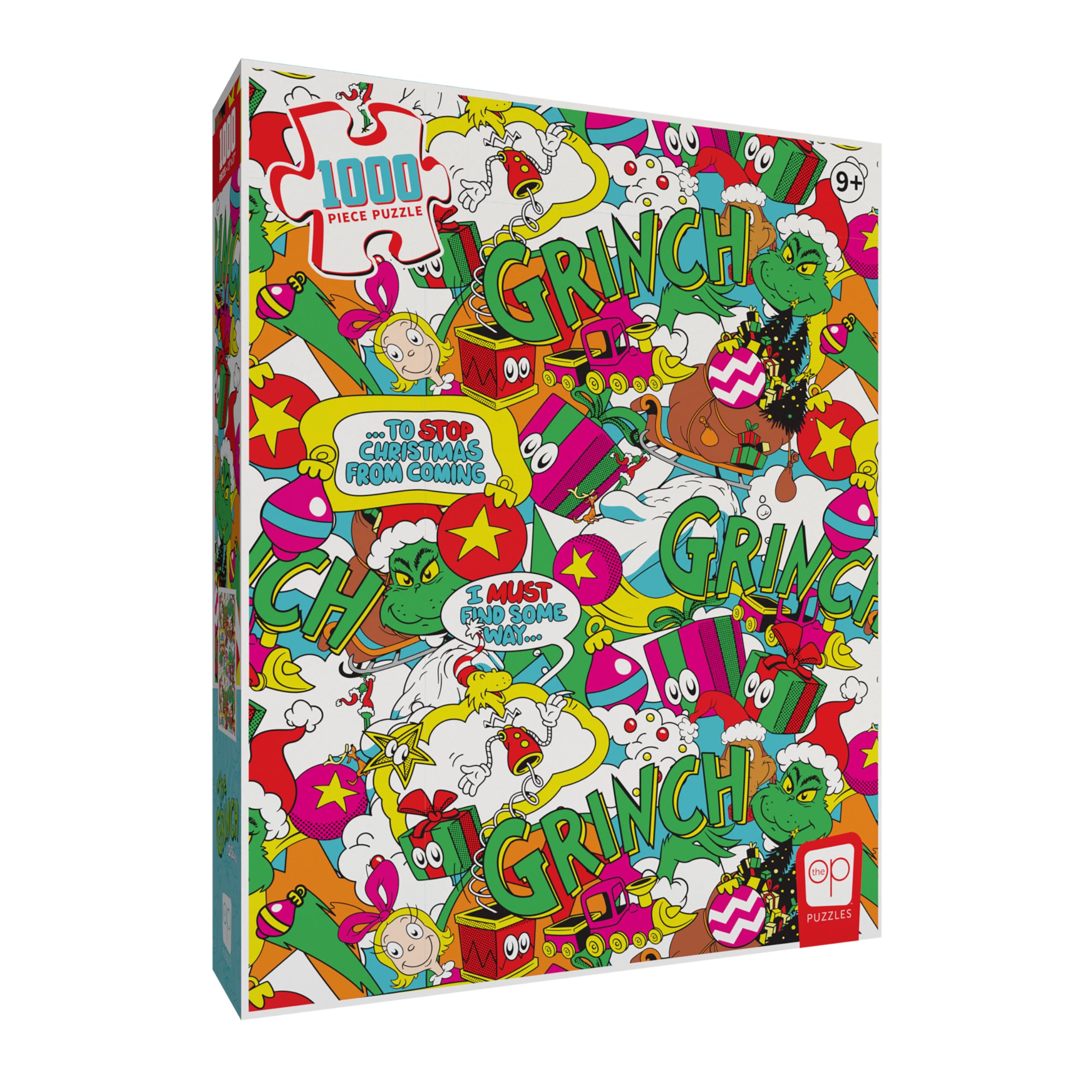Foto 2 pulgar | Rompecabezas Usaopoly Grinch «poppin» 1000 Piezas - Venta Internacional.