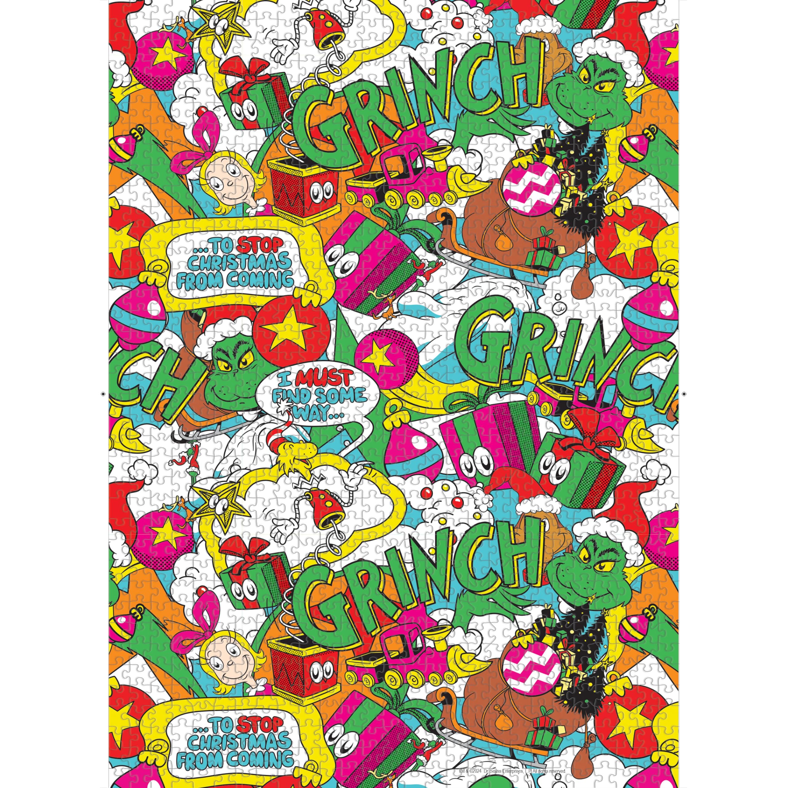 Foto 3 pulgar | Rompecabezas Usaopoly Grinch «poppin» 1000 Piezas - Venta Internacional.