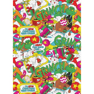 Foto 2 | Rompecabezas Usaopoly Grinch «poppin» 1000 Piezas - Venta Internacional.