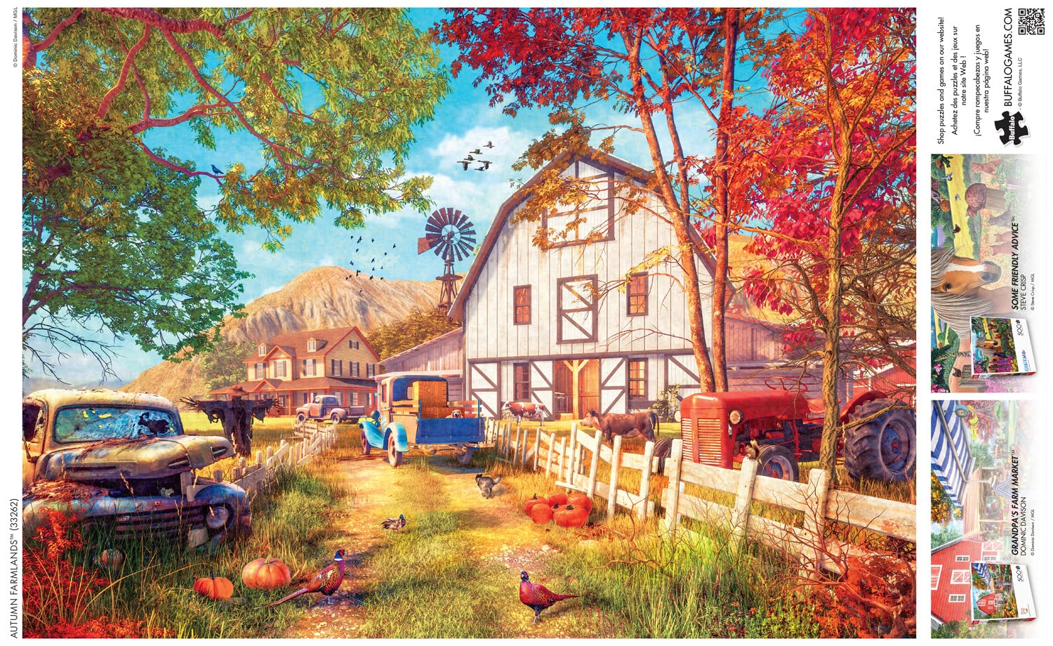 Foto 5 | Rompecabezas Buffalo Games Dominic Davison Autumn, 500 Piezas - Venta Internacional.
